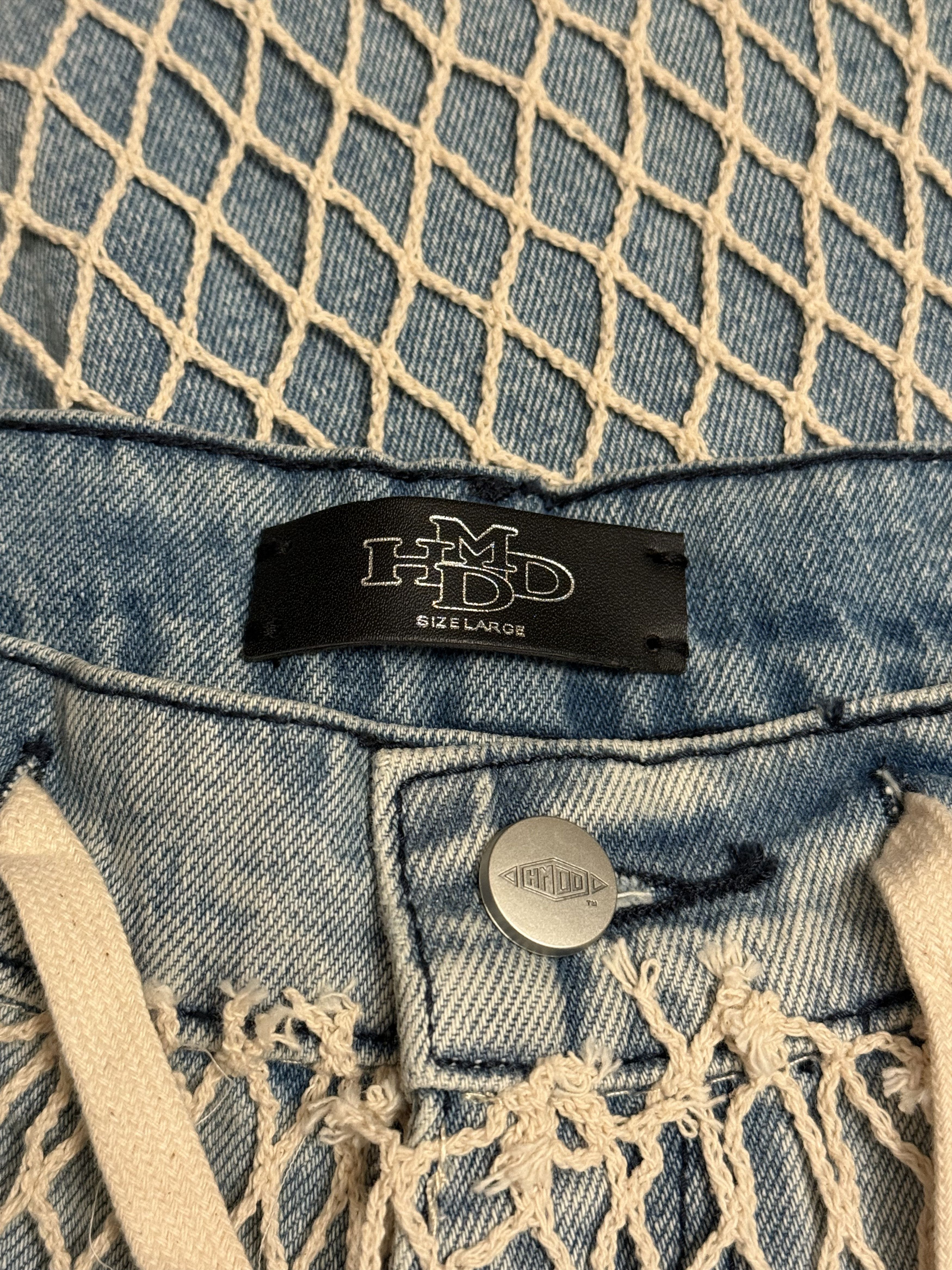 HMDD HMDD 'Fishnet' Denim Size US 36 / EU 52 - 2 Thumbnail