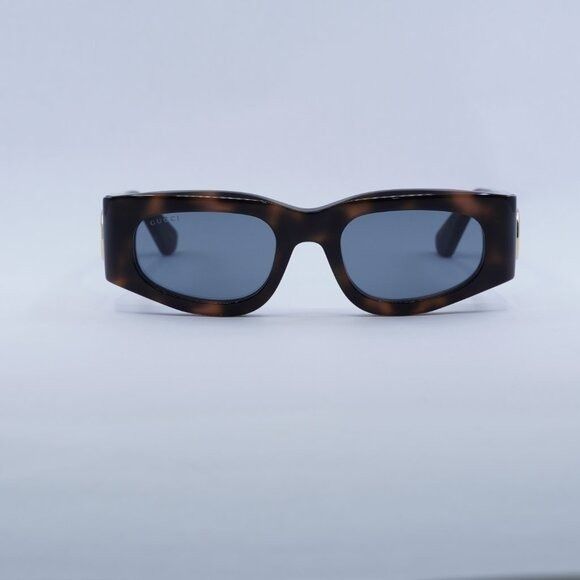 Gucci New Gucci GG1664S 003 Sunglasses - Havana Frame, Light Grey Size ONE SIZE - 2 Thumbnail