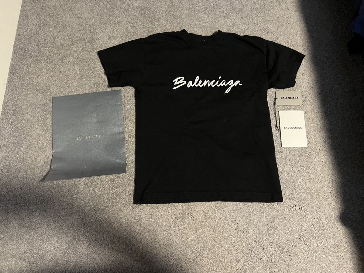 Balenciaga Balenciaga logo shirt Size US XS / EU 42 / 0 - 1 Thumbnail
