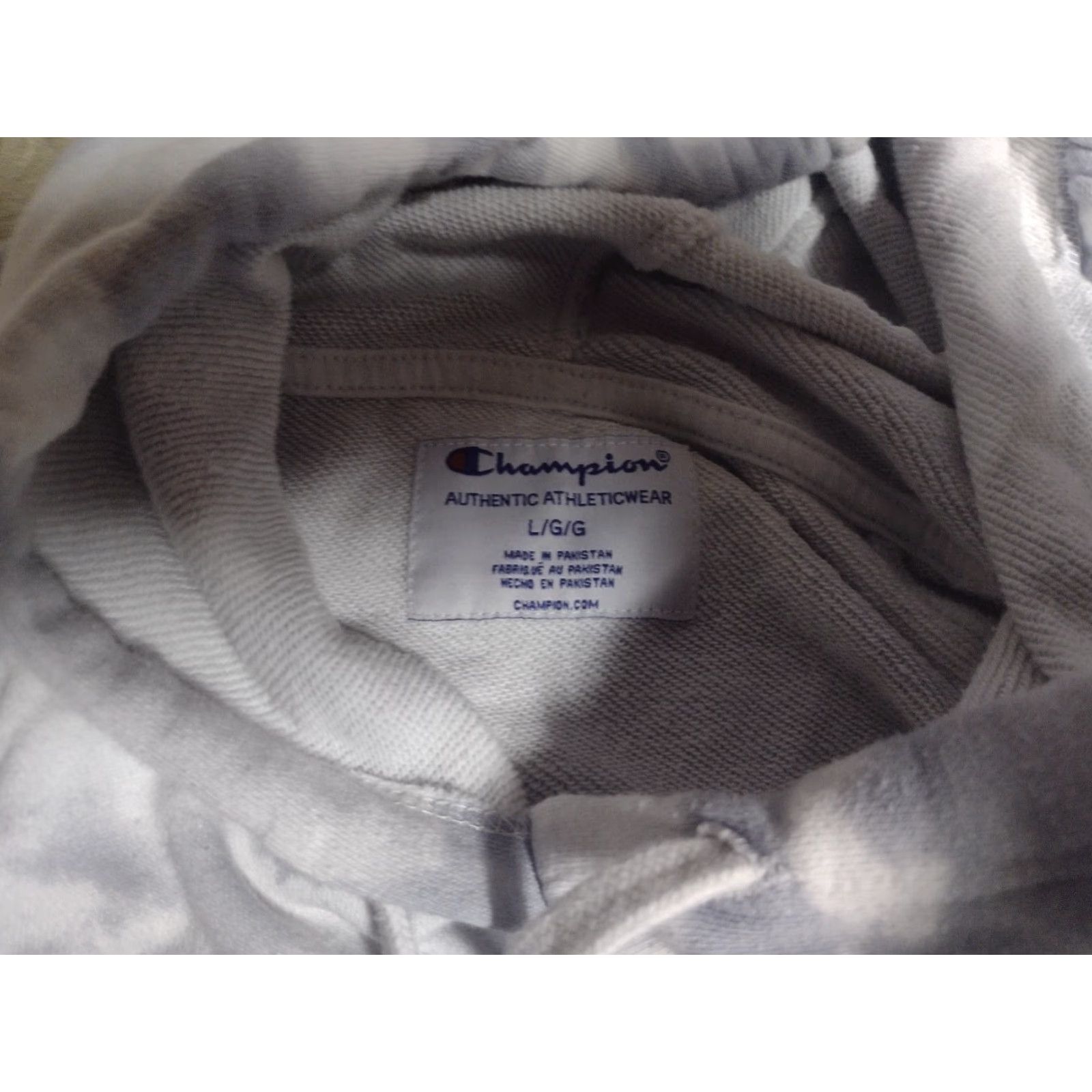 Champion Champion Hoodie Women’s Large Purple Cap Sleeve Pullover Sweatshirt 100% Cotton Size L / US 10 / IT 46 - 2 Thumbnail