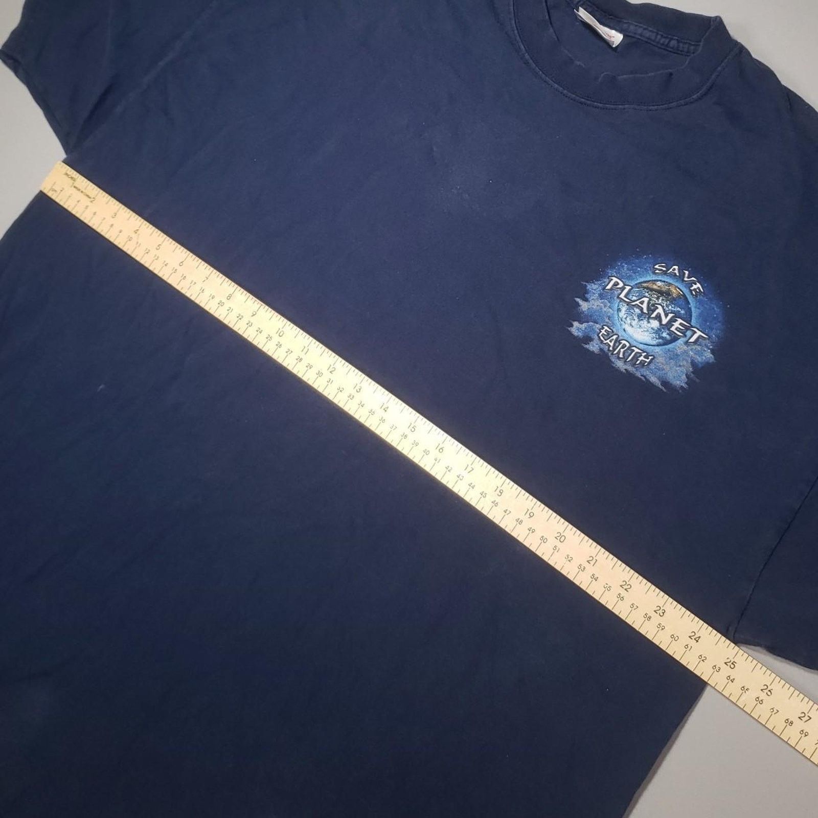 Vintage Vintage 90s Hanes Save the Planet Tee Mens 2X-Large Size US XXL / EU 58 / 5 - 7 Thumbnail