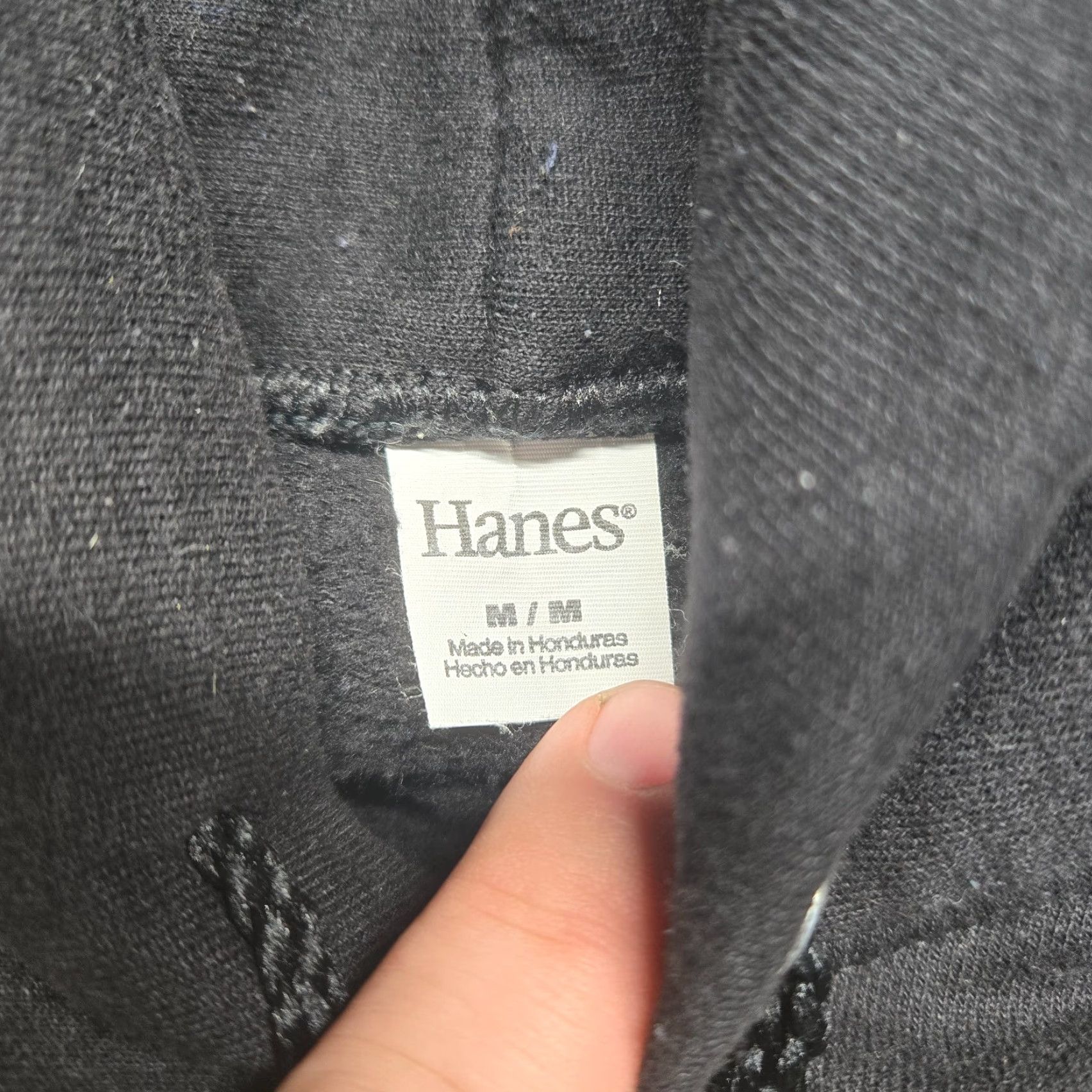 Hanes Hanes Zip Hoodie Adult Men's M Medium Black Camo Sweatshirt Logo Outdoor Hiking Size US M / EU 48-50 / 2 - 6 Thumbnail