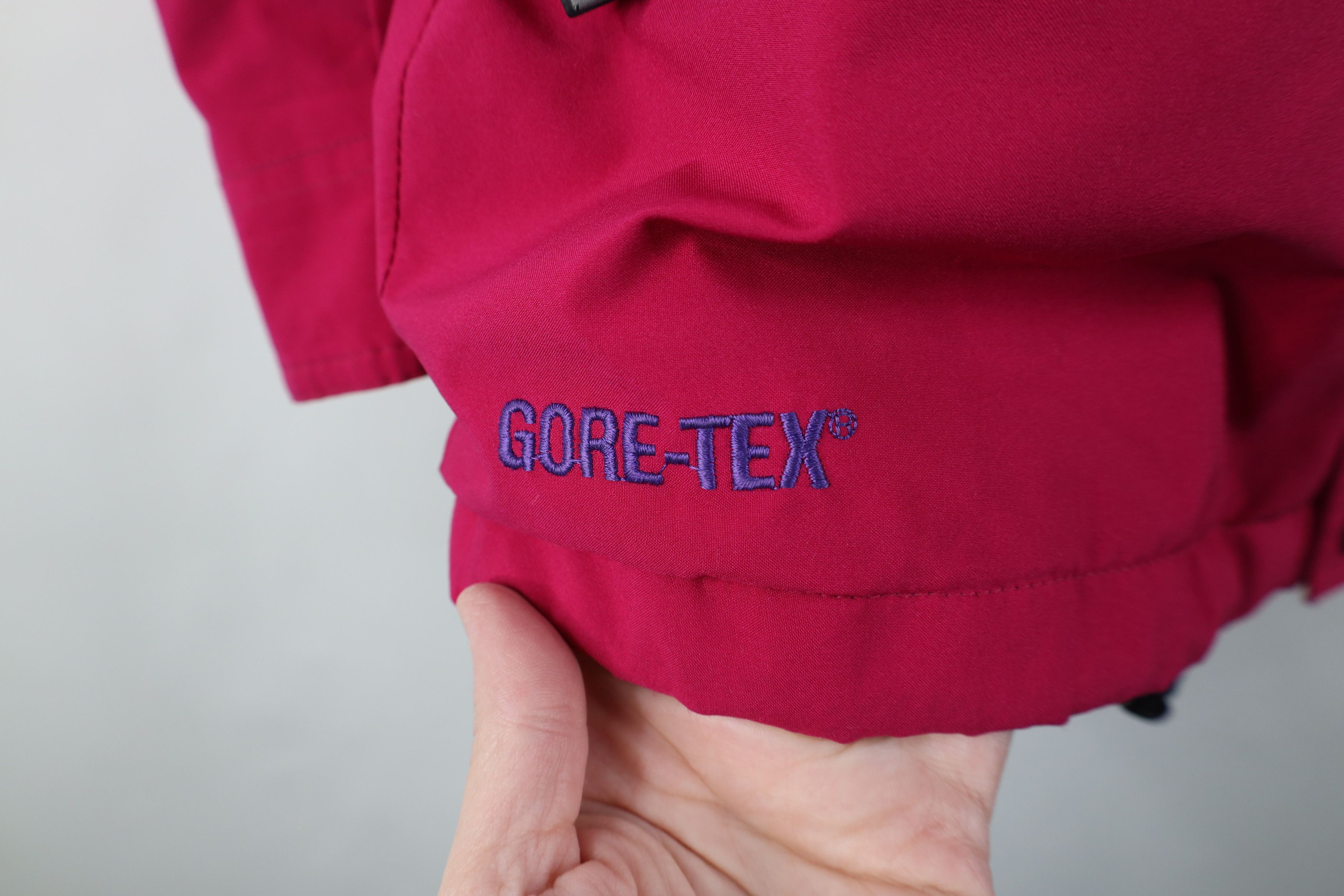 Vintage Vintage 90s Streetwear Goretex Hooded Rain Jacket Pink Size XL / US 12-14 / IT 48-50 - 5 Thumbnail