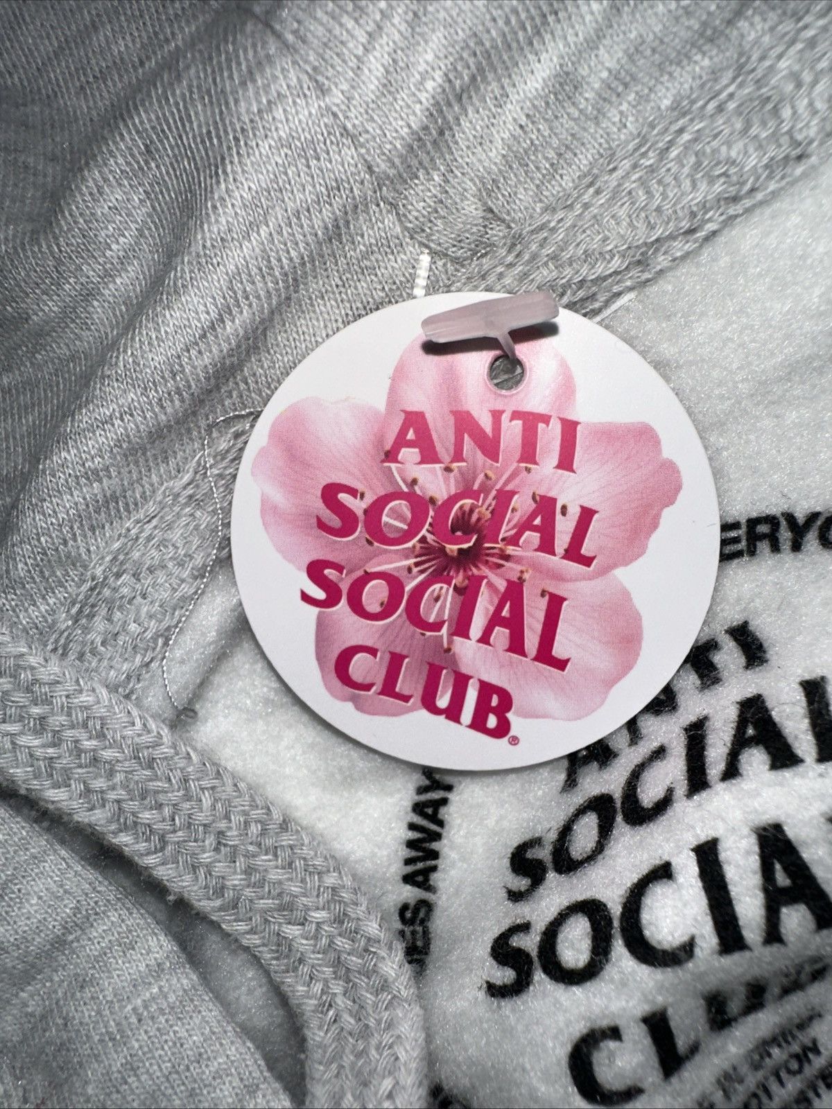 Anti Social Social Club “ASSC Berlin Full Zip Hoodie Grey/Pink Size L Size US L / EU 52-54 / 3 - 5 Thumbnail