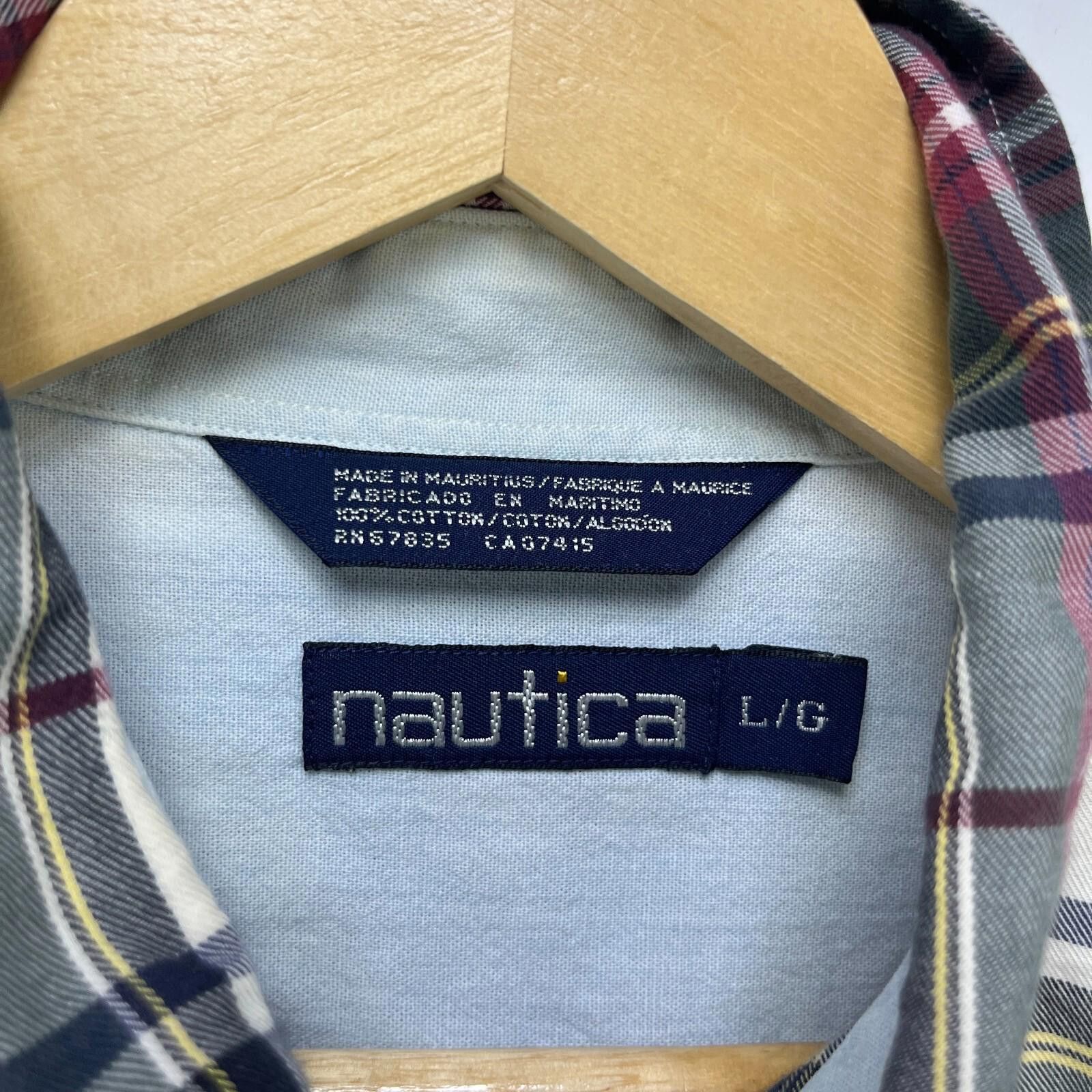 Nautica Vintage 90s Nautica Plaid Button-Up Shirt Large Longsleeve Size US L / EU 52-54 / 3 - 5 Thumbnail