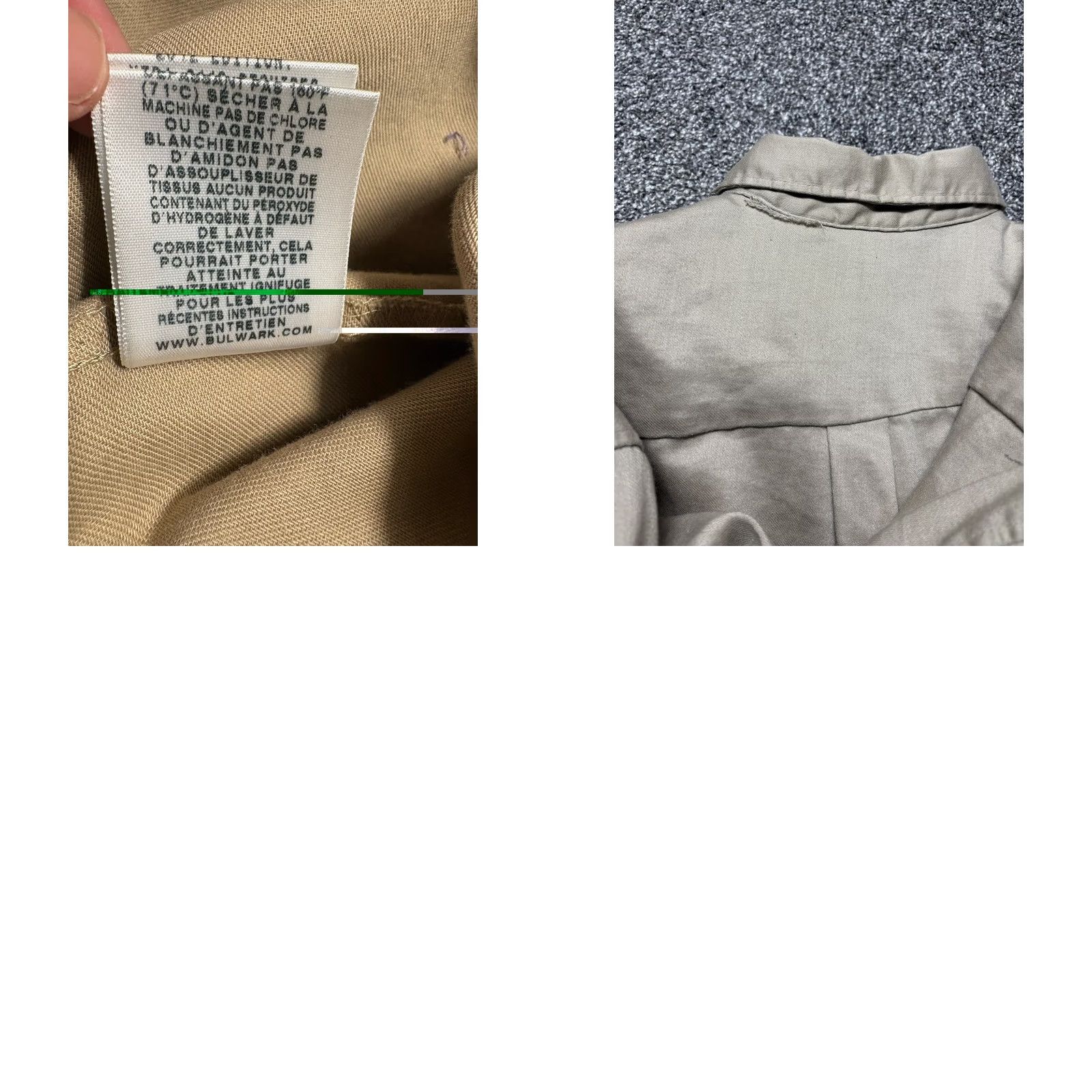 Vintage Bulwark FR Shirt Mens XXL Fire Resistant Work Button Cotton Workwear Size US XXL / EU 58 / 5 - 9 Thumbnail