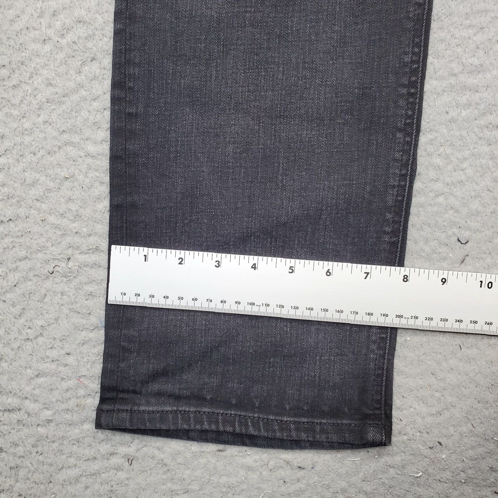 Vintage Seven7 Jeans Mens 38x32 Black Denim Slim Straight Fit Dark Wash 5-Pocket Design Mens Size US 38 / EU 54 - 5 Thumbnail