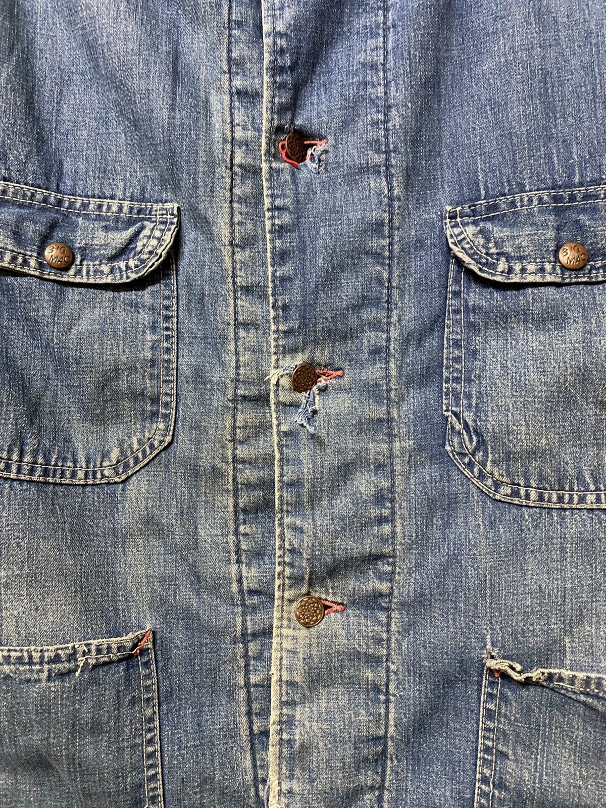 Big Mac × Vintage Vtg 60s Jc Penney Big Mac denim chore jacket Size US XL / EU 56 / 4 - 6 Thumbnail
