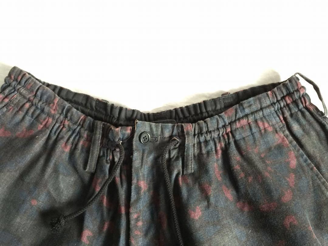 Yohji Yamamoto Yohji Yamamoto Pout Homme Linen Sarouel Pants Bordeaux SS15 Size US 32 / EU 48 - 11 Thumbnail
