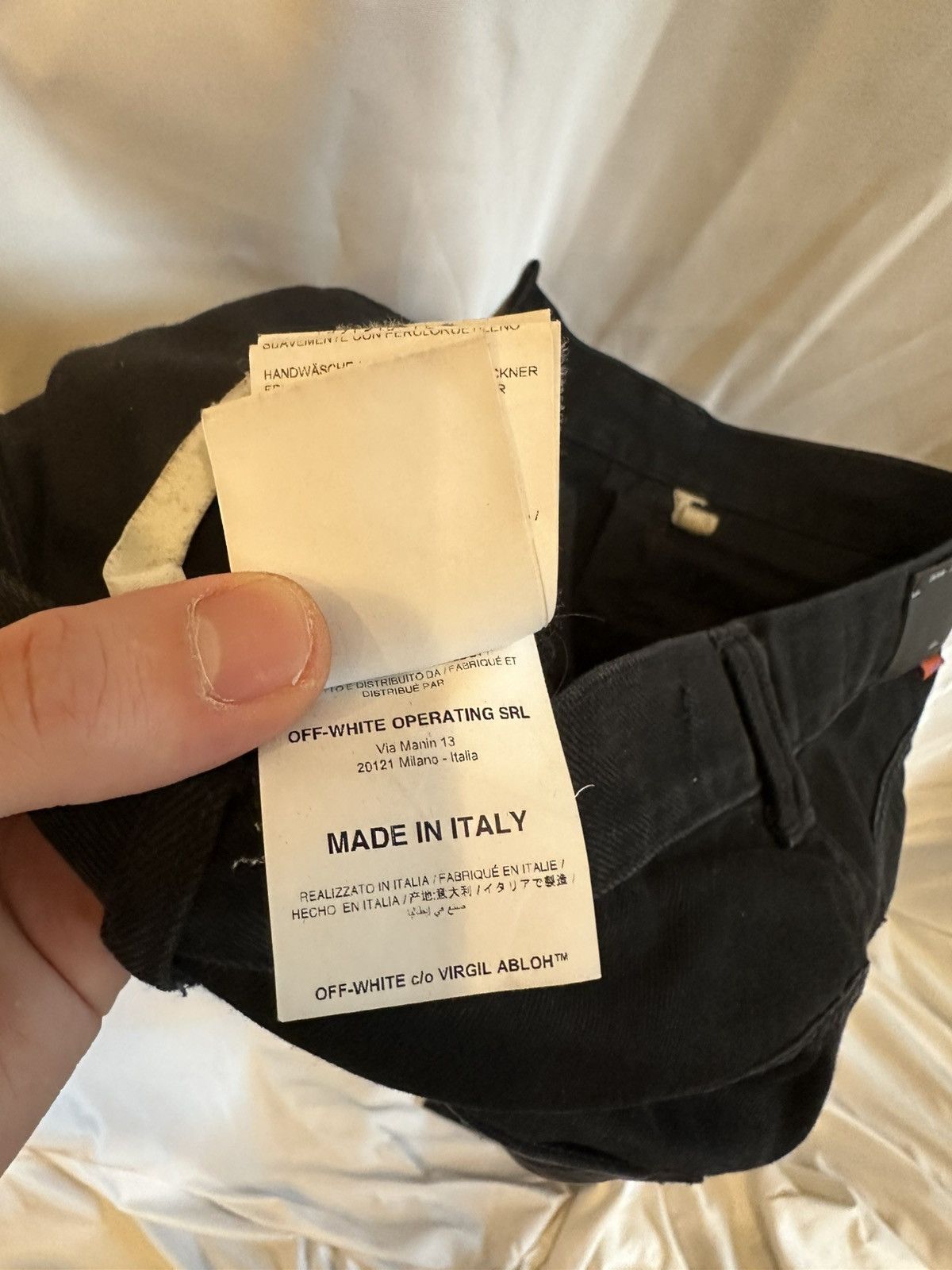 Off-White Off-White Black Denim Pants Size US 32 / EU 48 - 14 Thumbnail