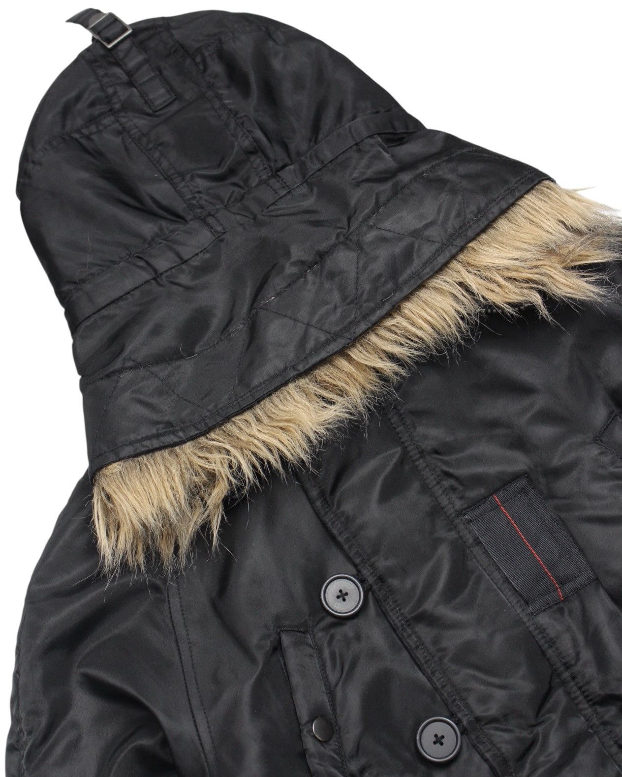 If Six Was Nine 1990S AVIREX REGULATION OFFICER’S UNIFORM FUR PARKA JACKET Size US M / EU 48-50 / 2 - 2 Thumbnail