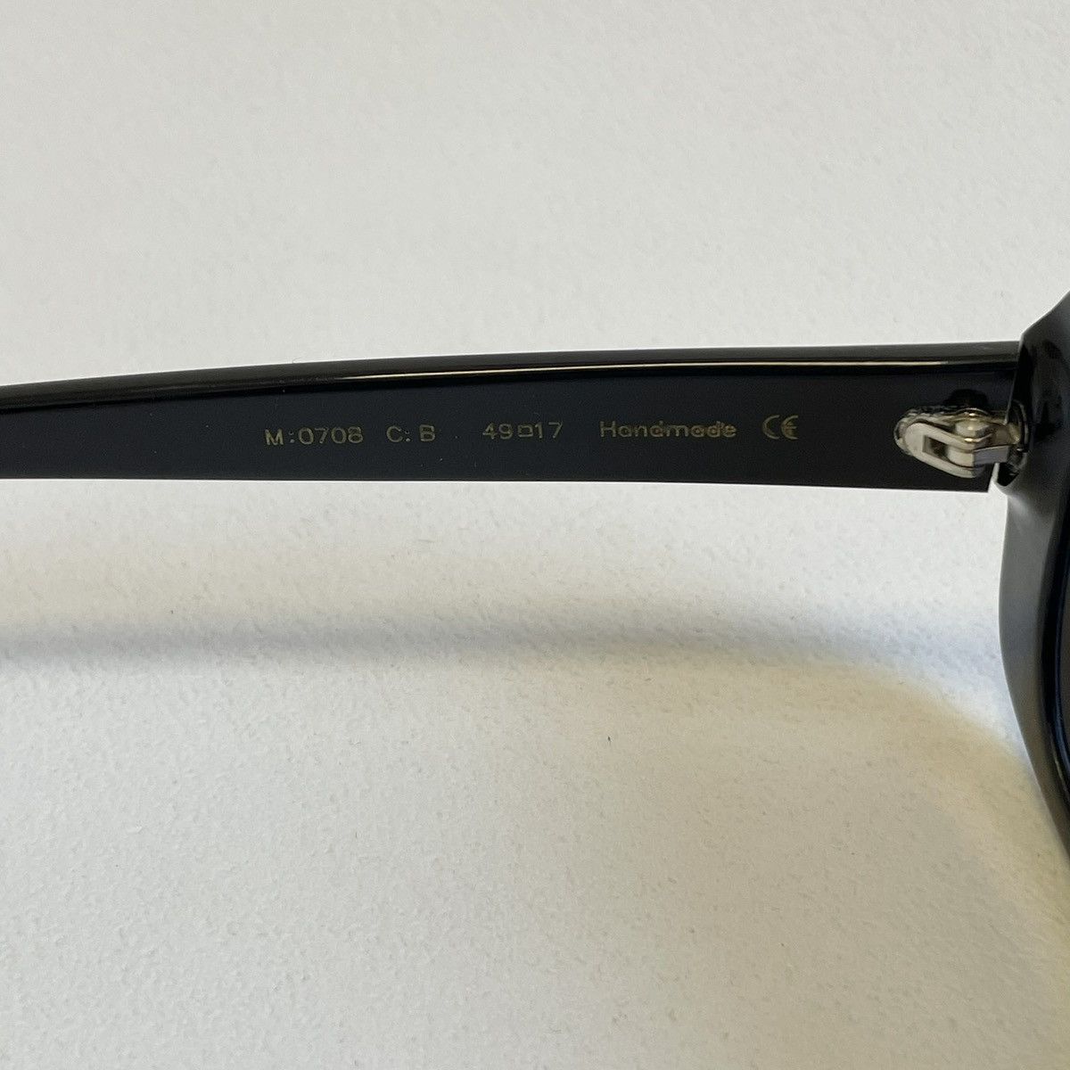 Cutler and Gross Black 70s Style ‘Rounded Edge’ Sunglasses Size ONE SIZE - 11 Thumbnail