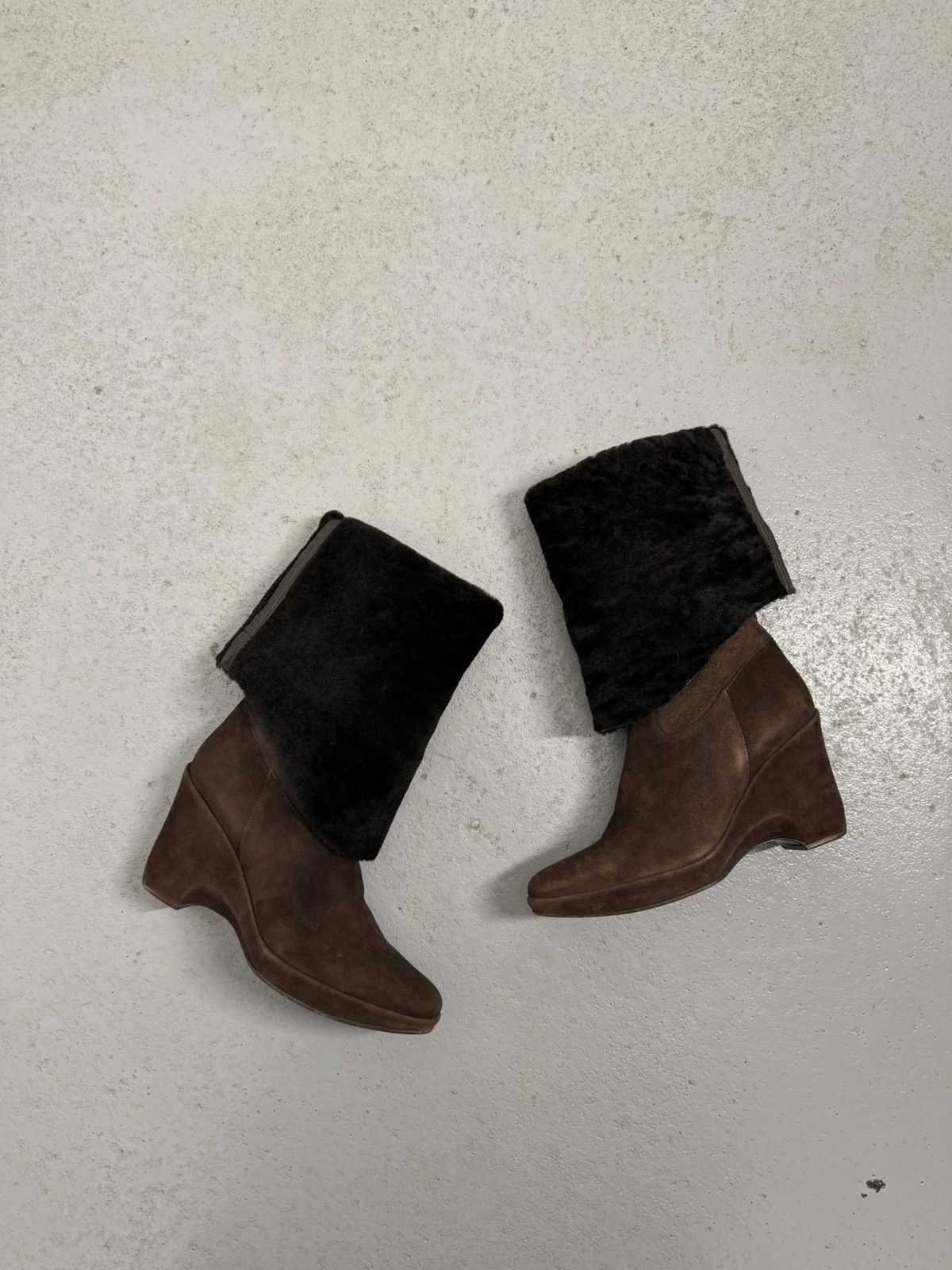 Helmut Lang Helmut Lang Vintage 00s Suede Riding Boots Size US 8.5 / IT 38.5 - 1 Thumbnail