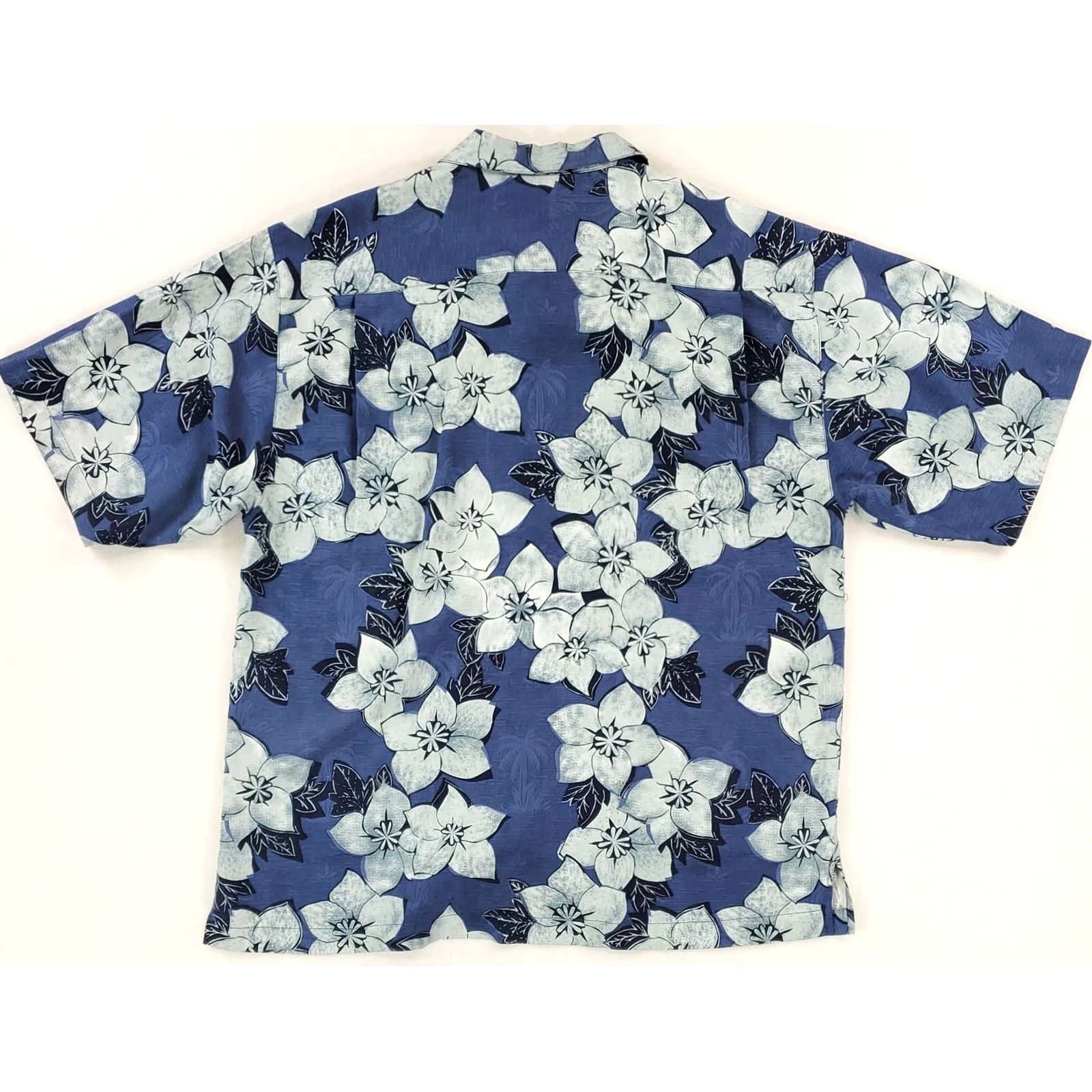 Tommy Bahama Tommy Bahama Shirt Mens L Silk Hawaiian Blue Floral Short Sleeve Button-Up 100% Silk Hawaiian Theme Size US L / EU 52-54 / 3 - 4 Thumbnail