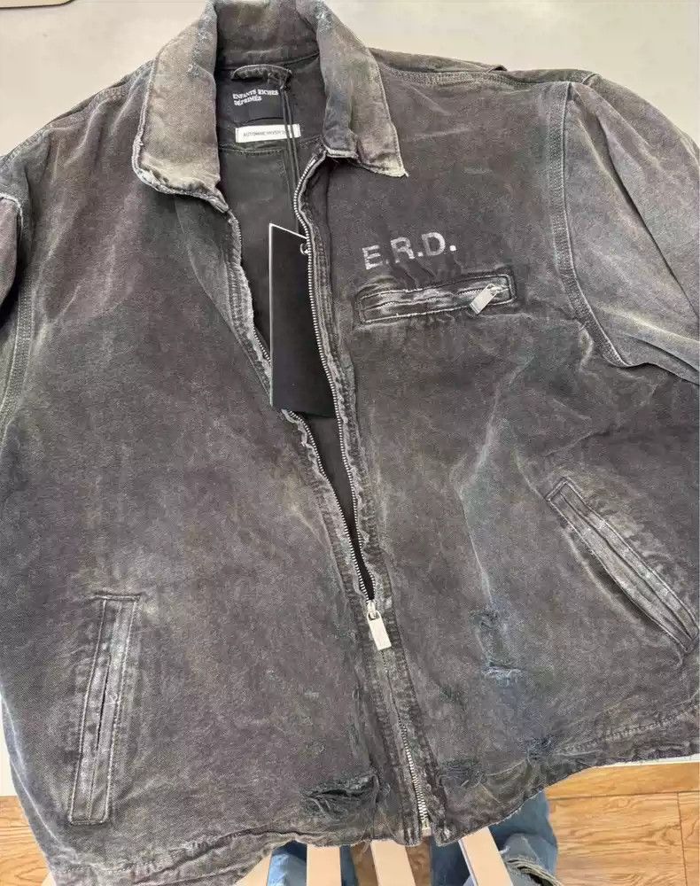 Enfants Riches Deprimes Enfants Riches Deprimes erd 23fw Washing to make old work jacket Size US XL / EU 56 / 4 - 1 Thumbnail