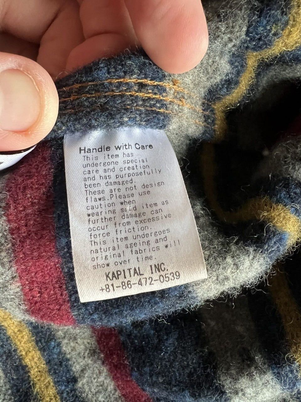 Kapital Kapital AW2013 Boro Denim Jacket Size US XL / EU 56 / 4 - 9 Thumbnail