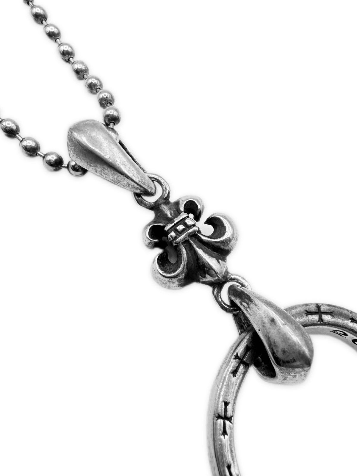 Chrome Hearts Chrome Hearts Fleur Ring Eyewear .925 Silver 30 in Necklace Size ONE SIZE - 3 Thumbnail