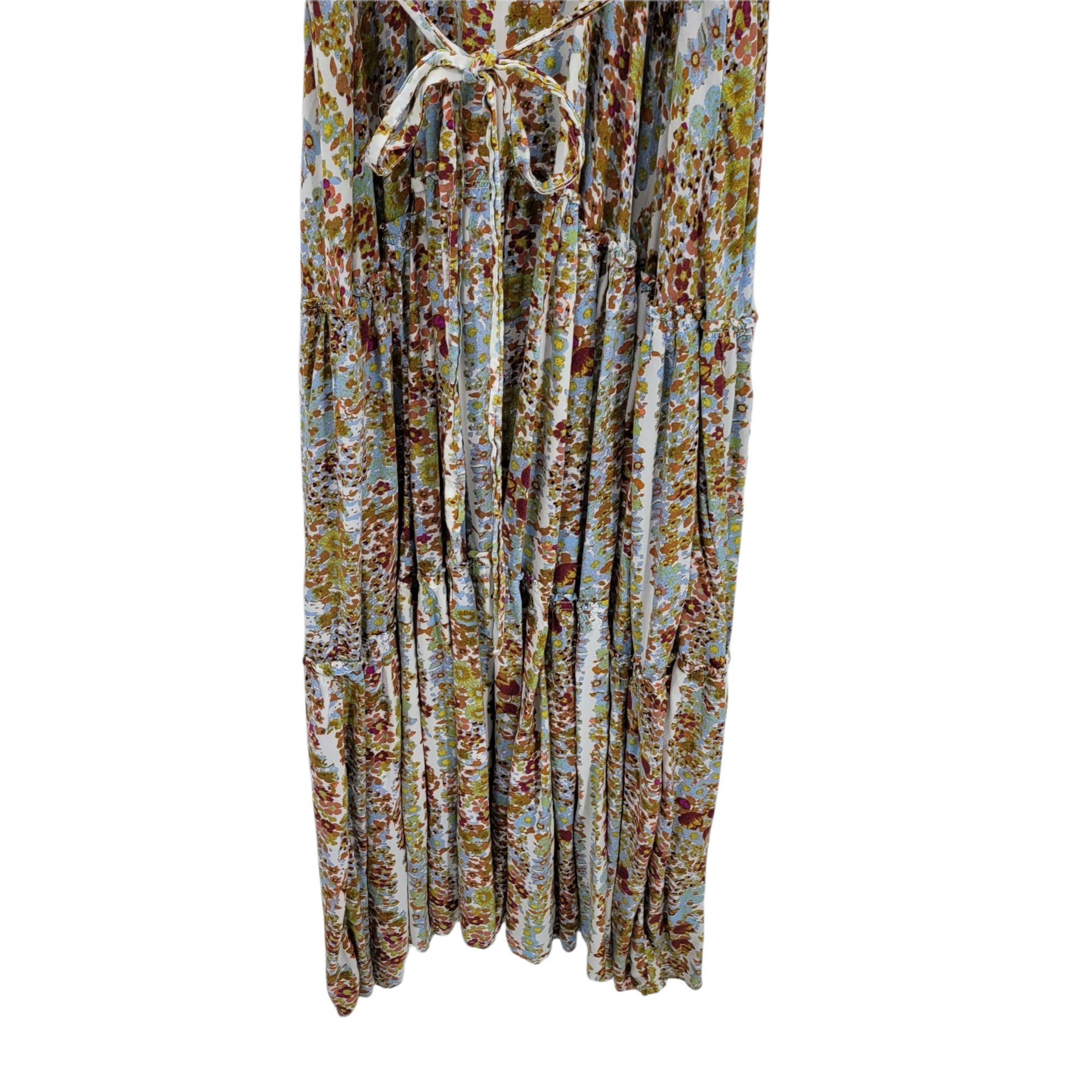 Free People Free People Maxi Dress Sz M Valerie Spring Garden Meadow Str Size M / US 6-8 / IT 42-44 - 8 Thumbnail