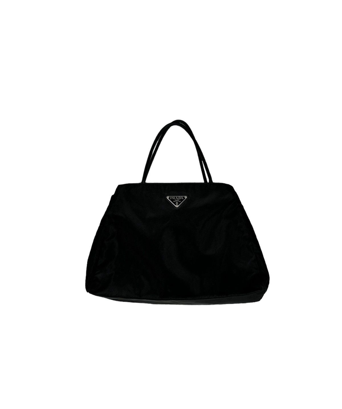 Prada Prada Black Nylon Tote Bag Size ONE SIZE - 2 Thumbnail