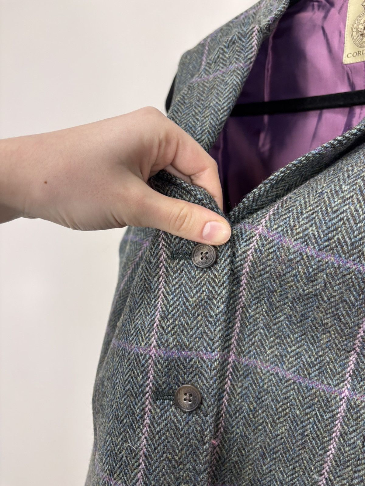 Other Cordings Piccadilly Women’s Wool Tweed Waistcoat Vest Size M / US 6-8 / IT 42-44 - 7 Thumbnail