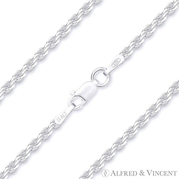 Other 1.8mm Twist-Rope Diamond-Cut Link Italian Chain Anklet Size ONE SIZE - 1 Thumbnail