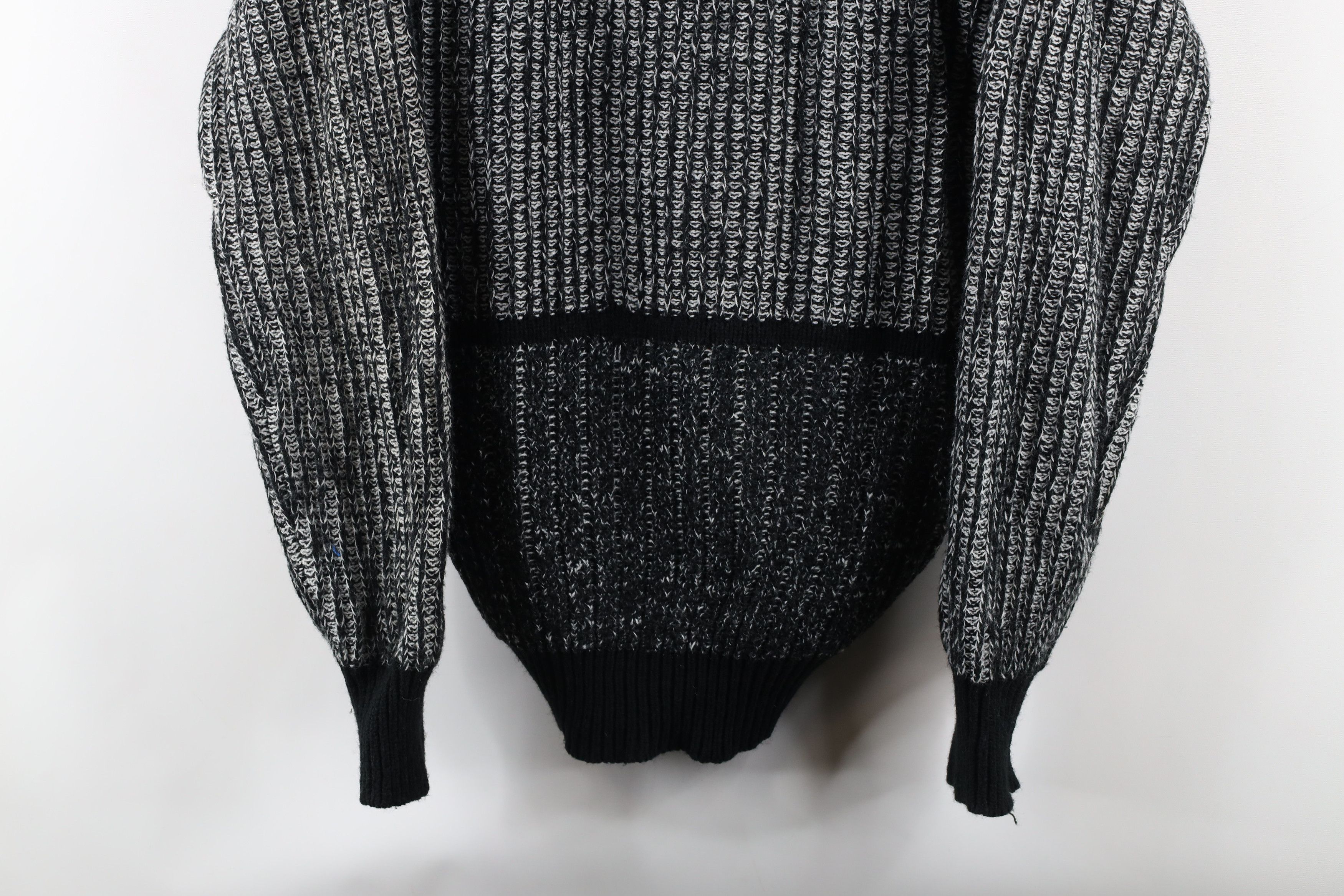 Vintage Vintage 90s Coogi Style Striped Chunky Ribbed Knit Sweater Size US L / EU 52-54 / 3 - 3 Thumbnail