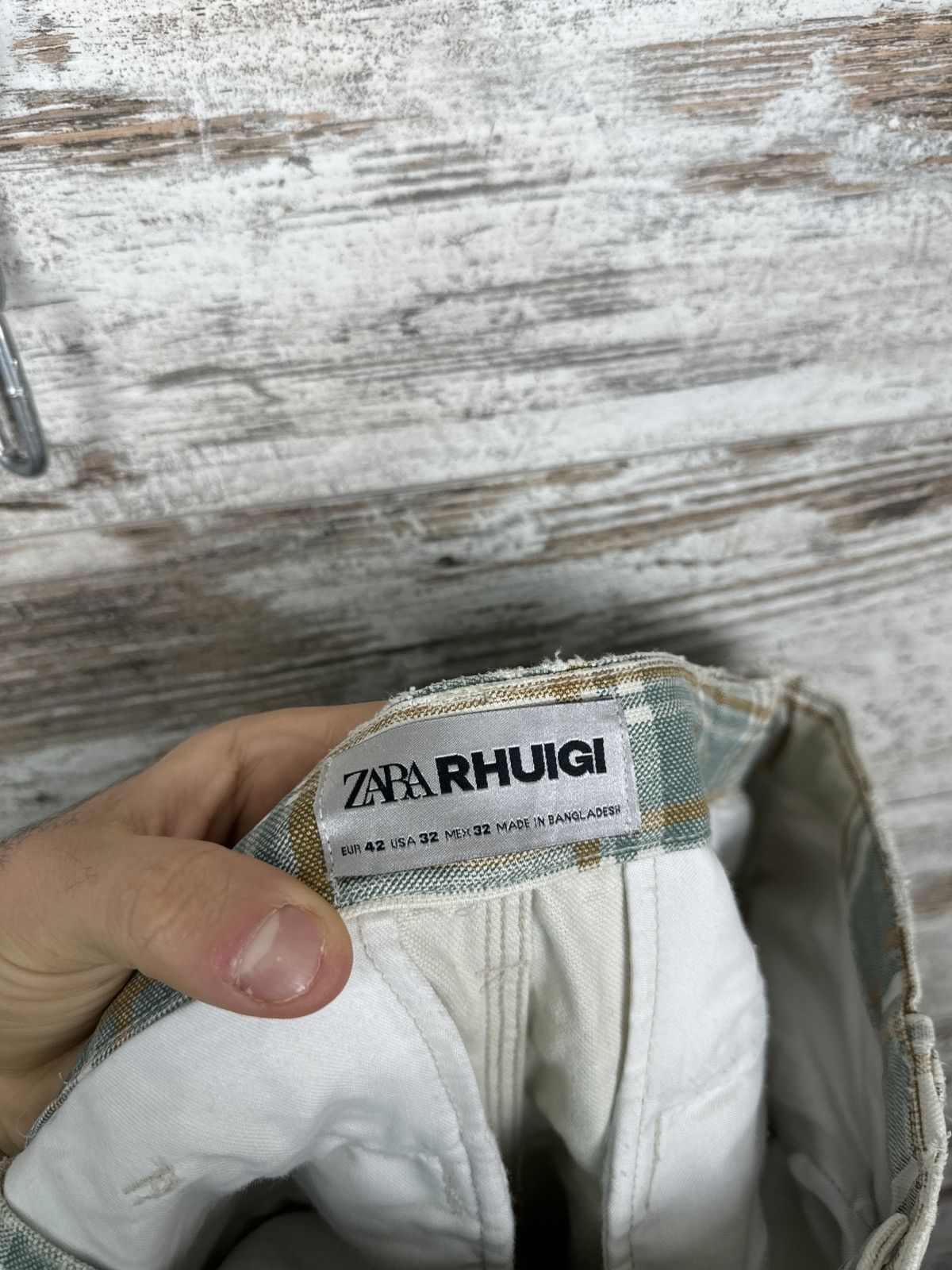 Rhude × Zara Mens Zara Rhuigi cargo pants streetwear Japanese style baggy Size US 32 / EU 48 - 11 Thumbnail