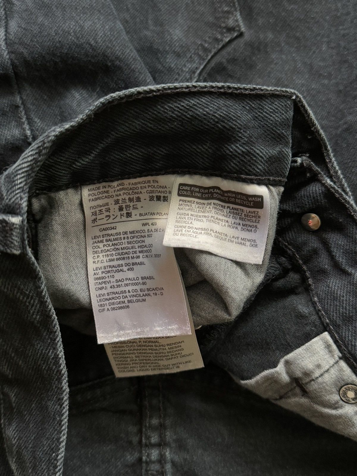 Designer × Levi's Levi’s factory distressed mini skirt Size 28" / US 6 / IT 42 - 6 Thumbnail