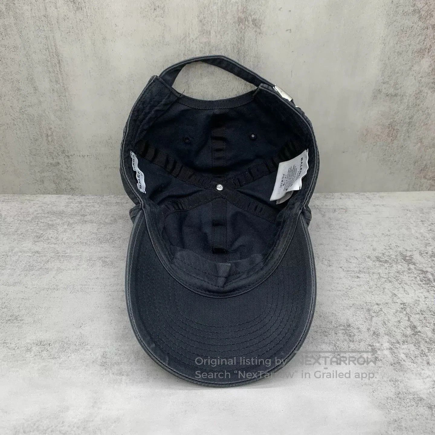 Balenciaga Balenciaga Black Washed Cap in Size L. Size ONE SIZE - 7 Thumbnail