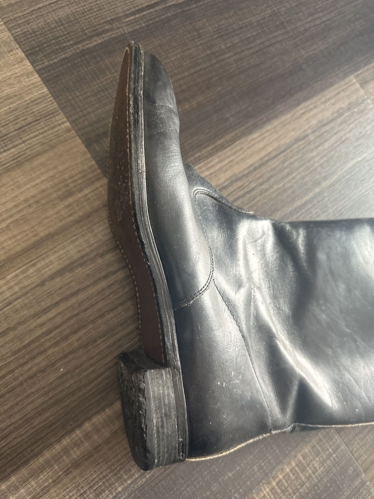Leather × Vintage Cute Tie Leather Boot Size US 8.5 / IT 38.5 - 4 Thumbnail