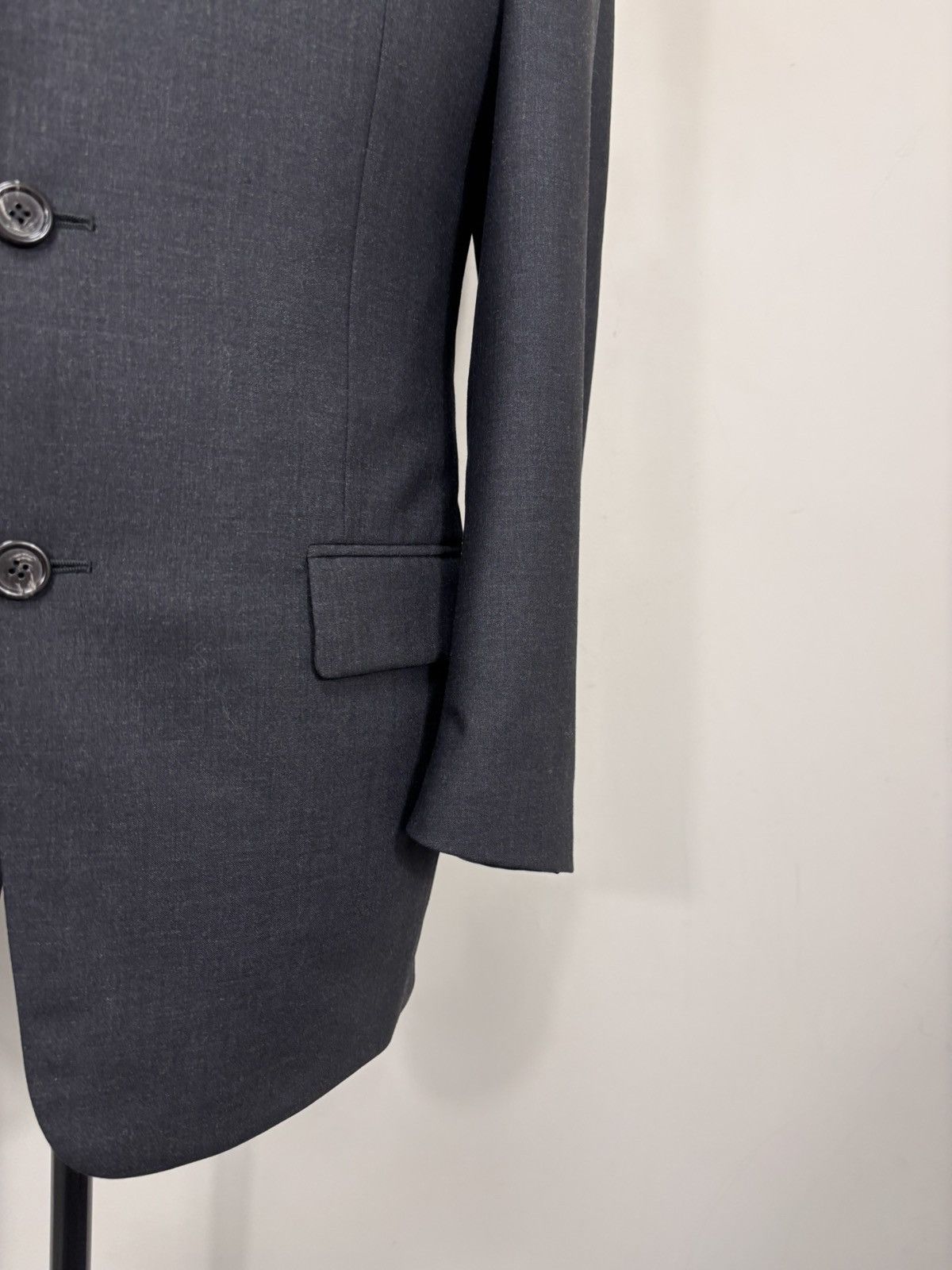 Corneliani Corneliani CC Men’s Grey Wool Stretch Blazer Jacket Size 38R - 5 Thumbnail