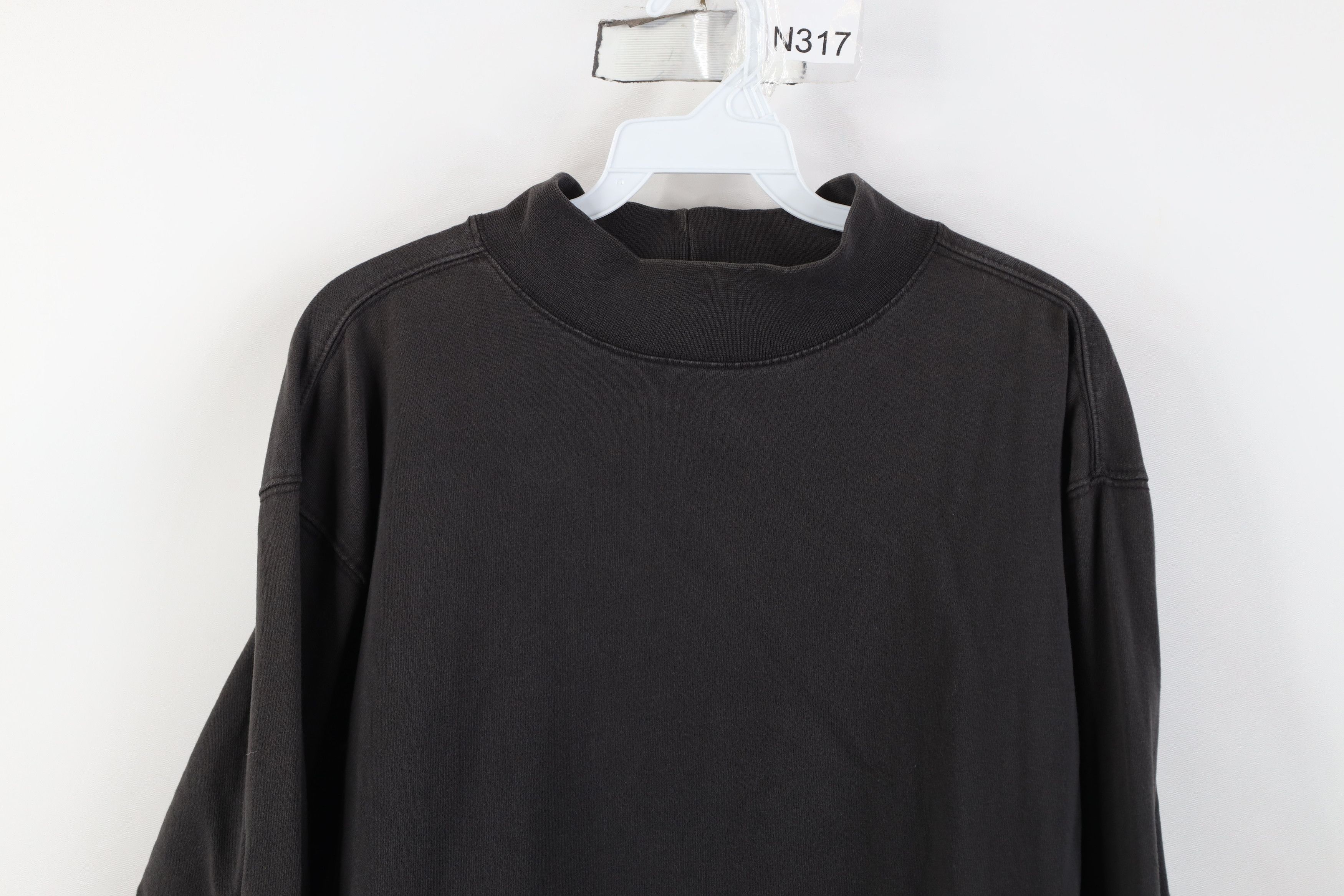 Carhartt Vintage Y2K Carhartt Heavy Ribbed Knit Mock Neck T-Shirt Size US M / EU 48-50 / 2 - 2 Thumbnail