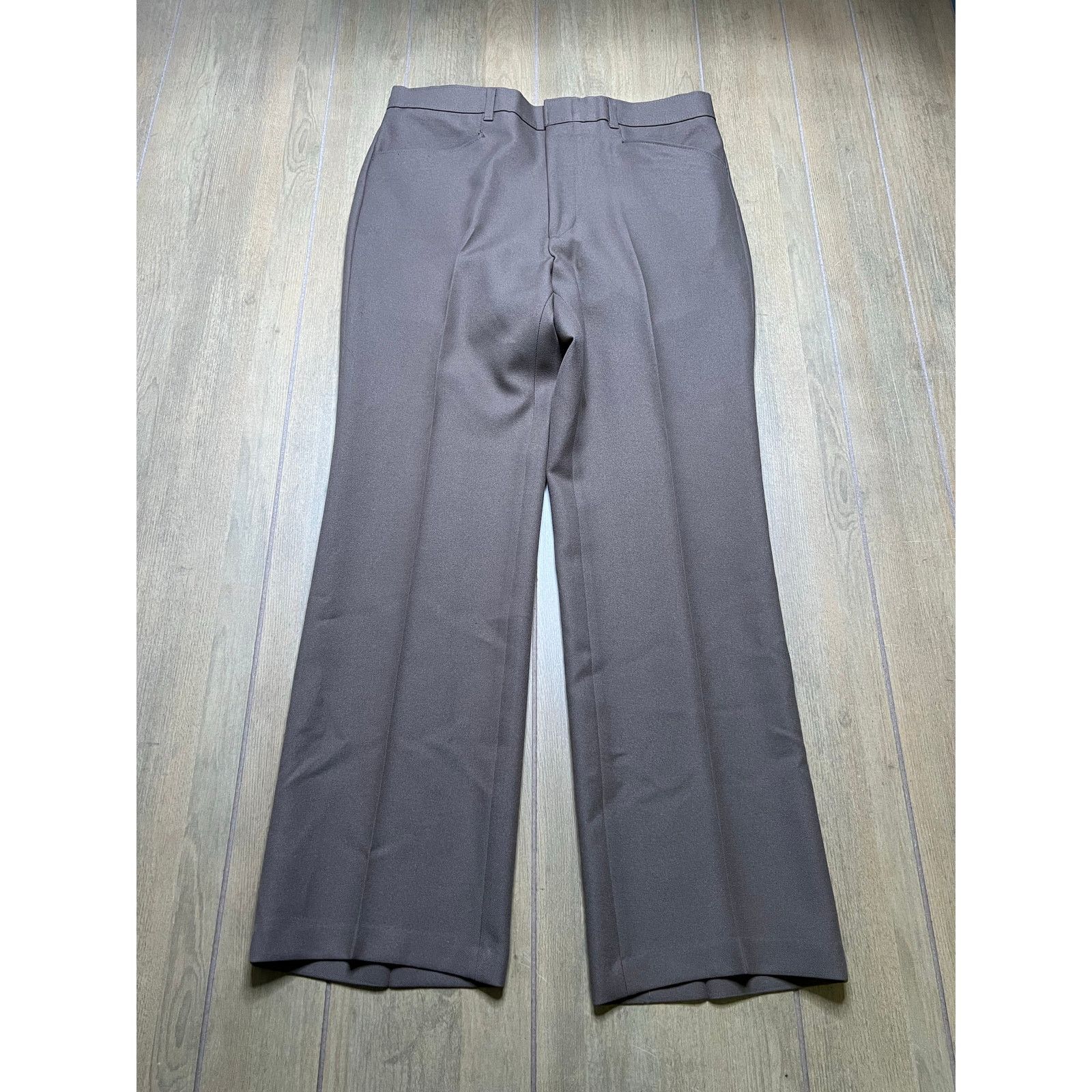 Levi's Vintage 80s Levi’s Action Slacks Brown Dress Pants Talon 34 Size US 34 / EU 50 - 1 Thumbnail