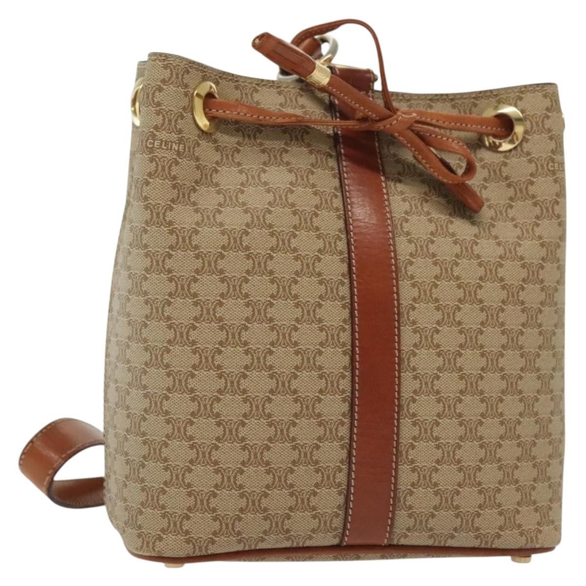 Celine Celine Vintage Macadam Shoulder Bag Canvas Size ONE SIZE - 1 Thumbnail