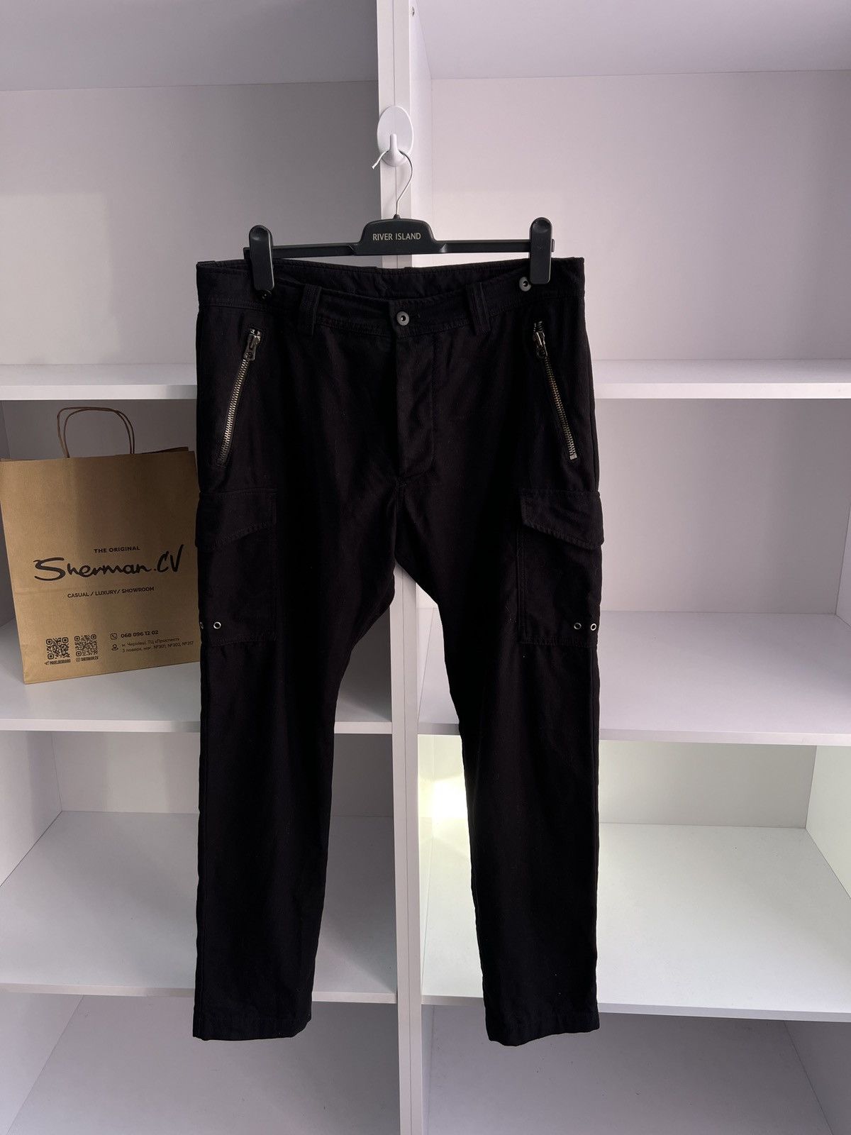 Diesel × Vintage Vintage Diesel Black Archival Japanese Style Pants Size US 34 / EU 50 - 3 Thumbnail