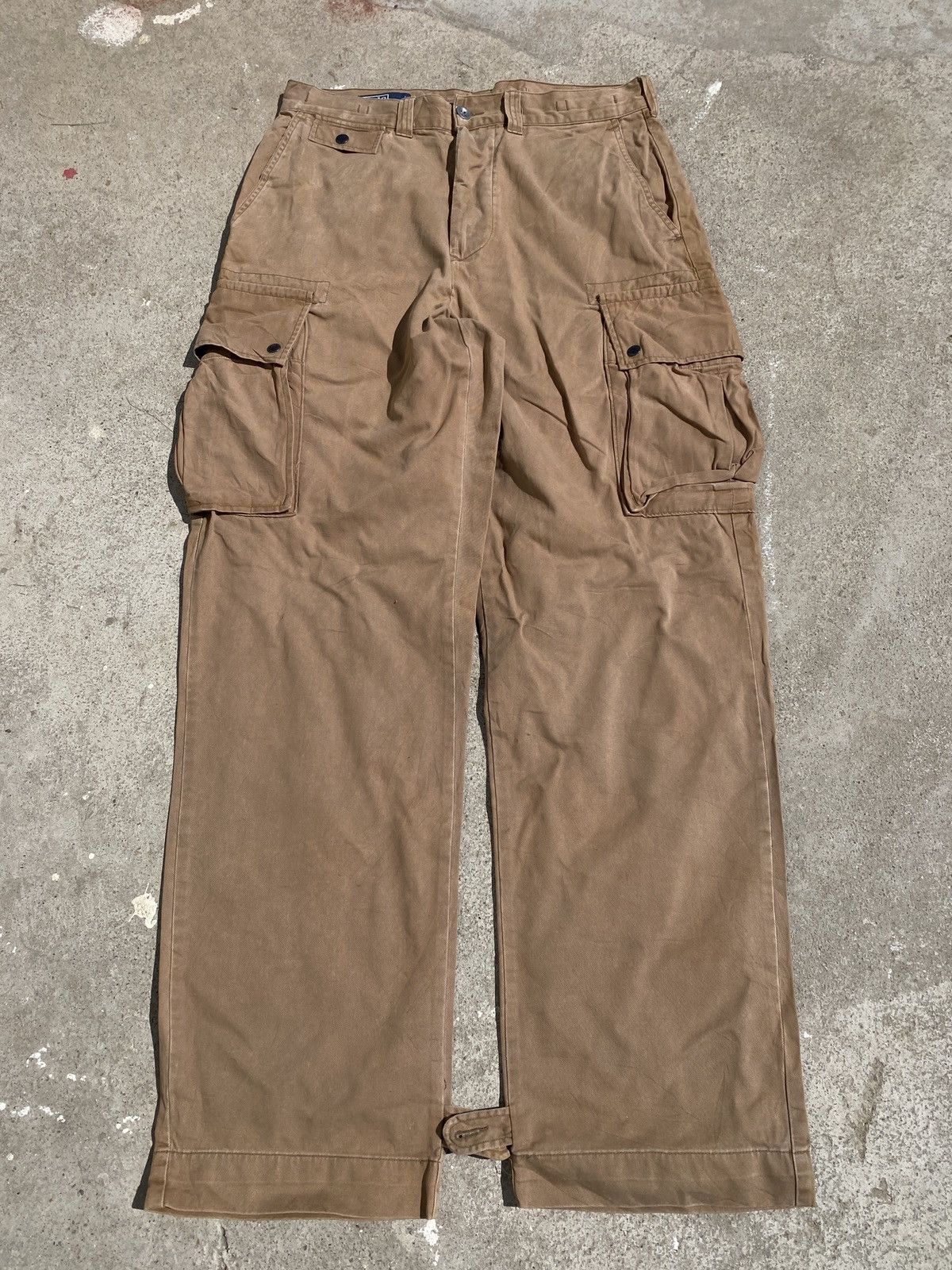 Polo Ralph Lauren × Vintage Vintage Y2k Polo Ralph Lauren Cargo Pants Size US 34 / EU 50 - 1 Thumbnail