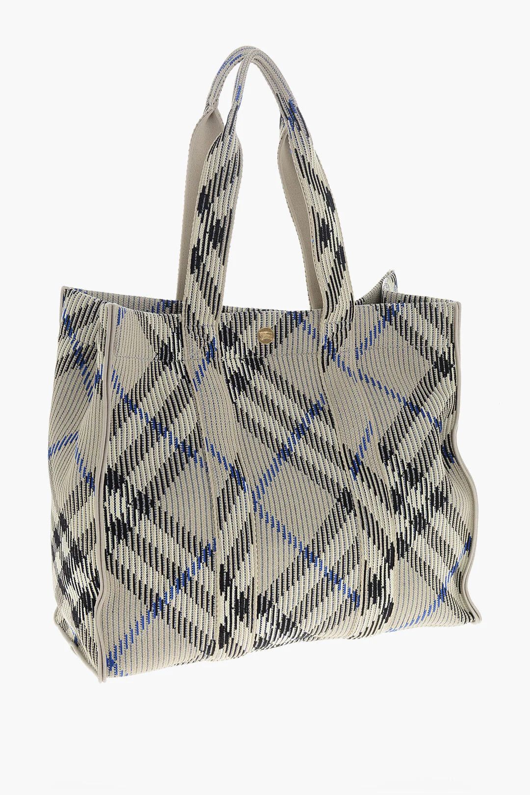Burberry og1mm0426 Size: OS / Maxi Checked Fabric Tote Bag in Beige Size ONE SIZE - 2 Thumbnail