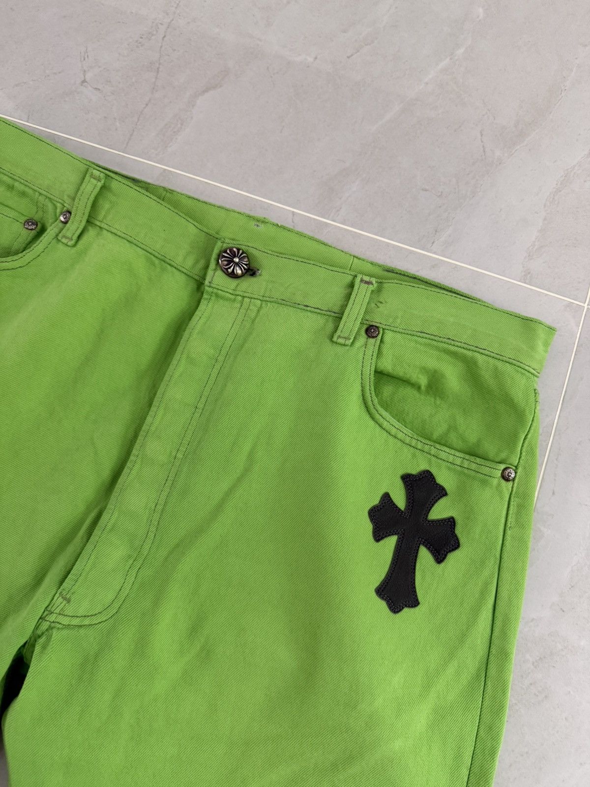 Chrome Hearts Chrome Hearts Sex Record Slime Green Levis Sz.40 Size US 40 / EU 56 - 4 Thumbnail