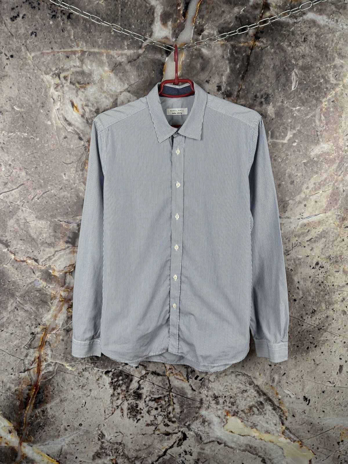 Other Nigel Hall Men’s Classic Pinstripe Button-Down Shirt Size M Size US M / EU 48-50 / 2 - 1 Thumbnail
