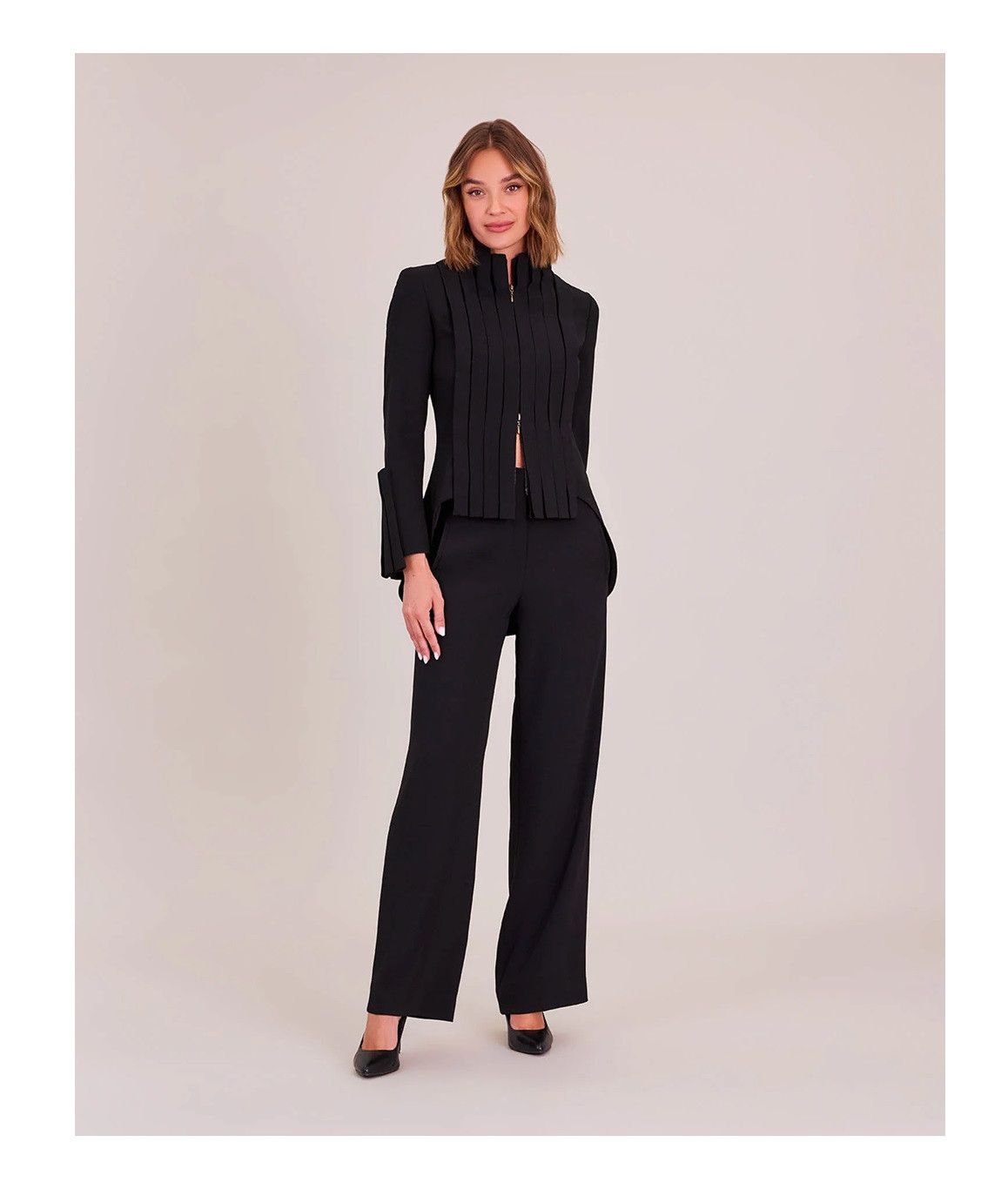 ANNE FONTAINE Secret Tuxedo Jacket in Black Size S / US 4 / IT 40 - 2 Thumbnail