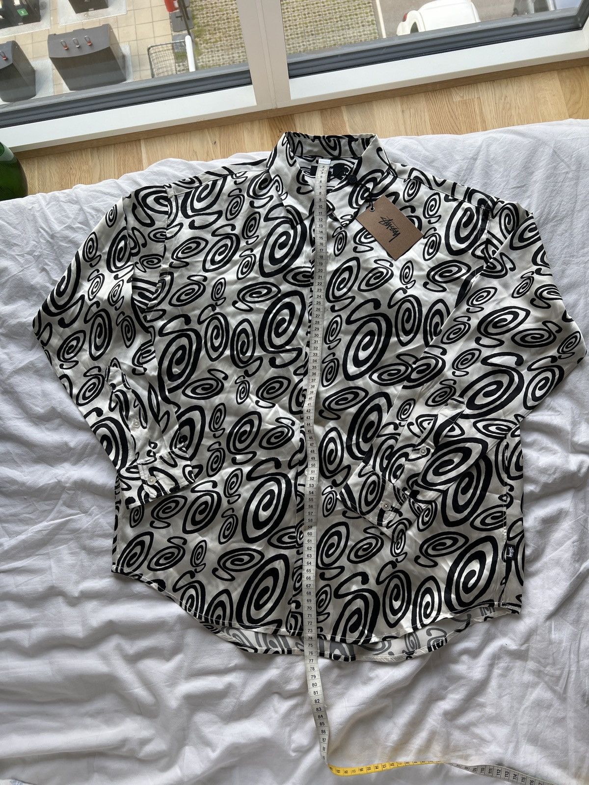 Stussy Stussy swirly s silk shirt Size US S / EU 44-46 / 1 - 7 Thumbnail