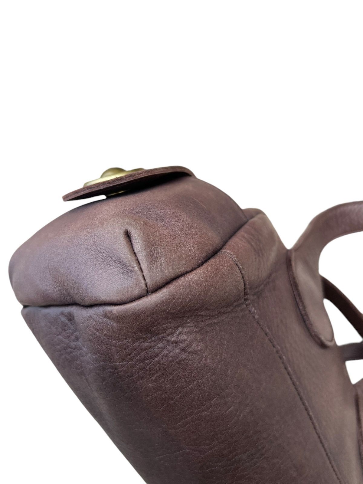 Leather Selvedge Japan Patina Real Leather Cargo Bag Size ONE SIZE - 16 Thumbnail