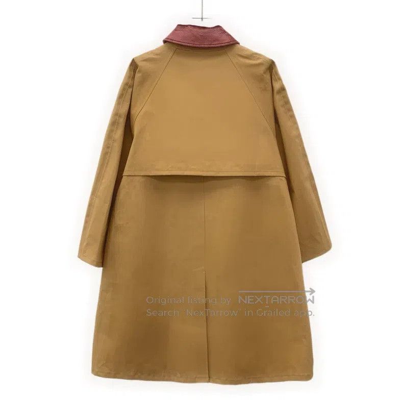 Prada Prada 24 brown cotton lapel long-sleeved windbreaker coat Size US XXS / EU 40 - 2 Thumbnail