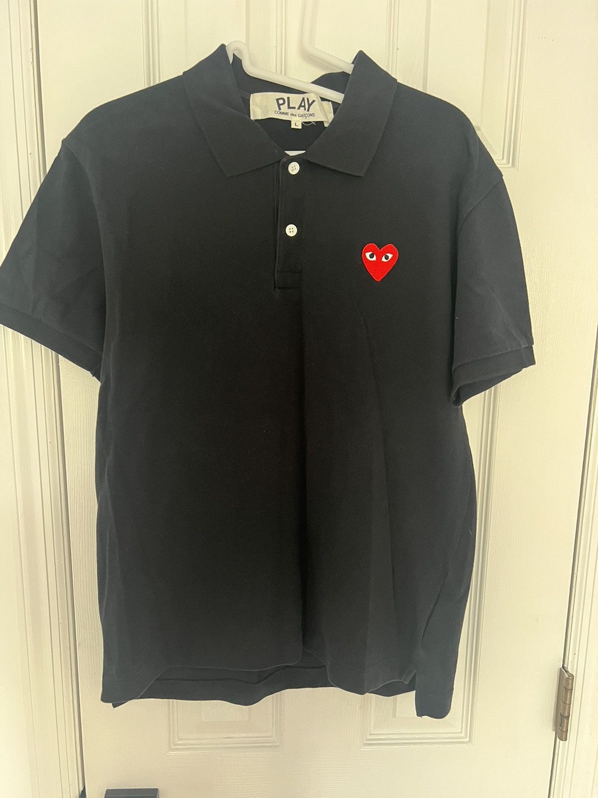 Comme Des Garcons Play Play Polo | Grailed