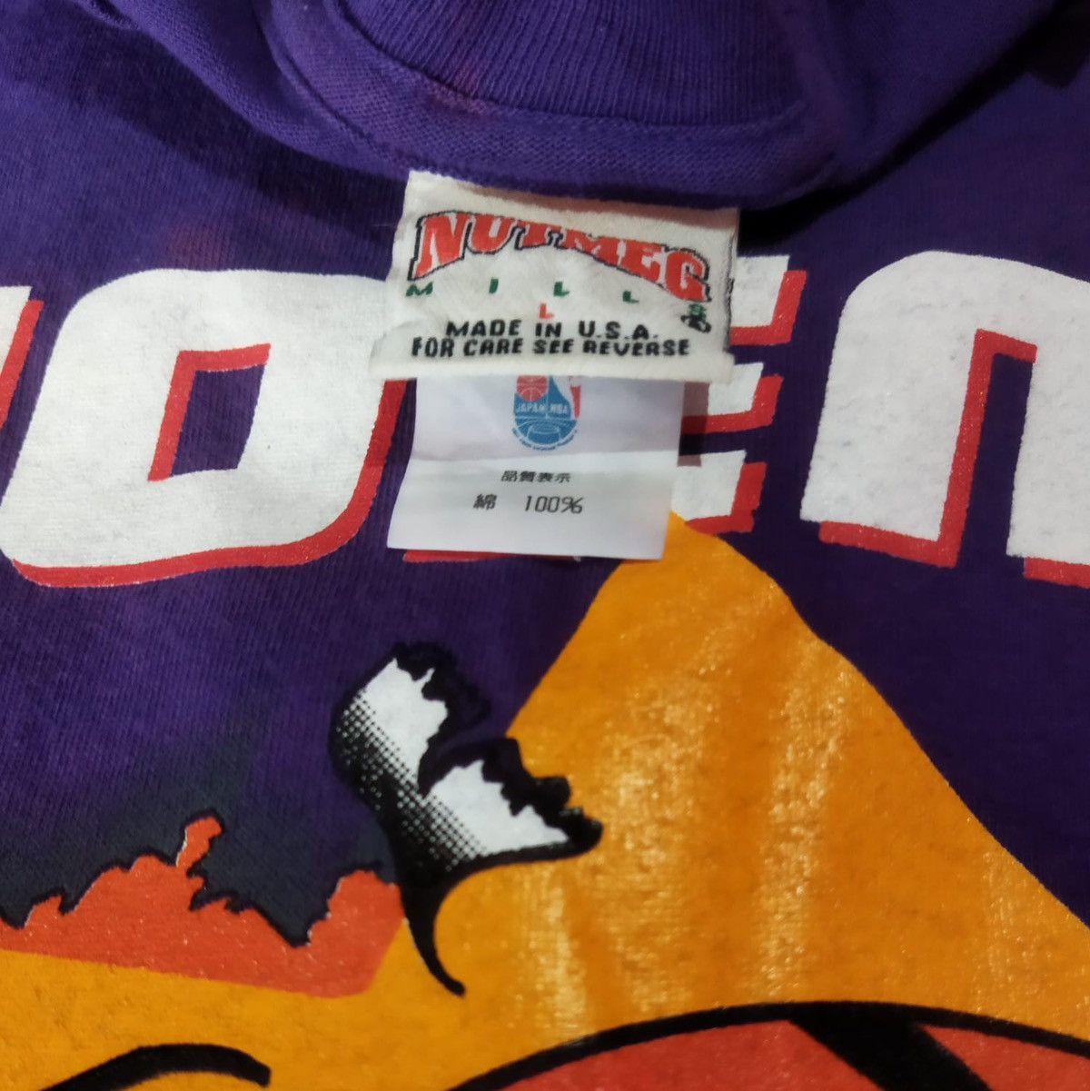 NBA Vintage 90s Phoenix Suns Will Scorch You Shirt Size US L / EU 52-54 / 3 - 3 Thumbnail