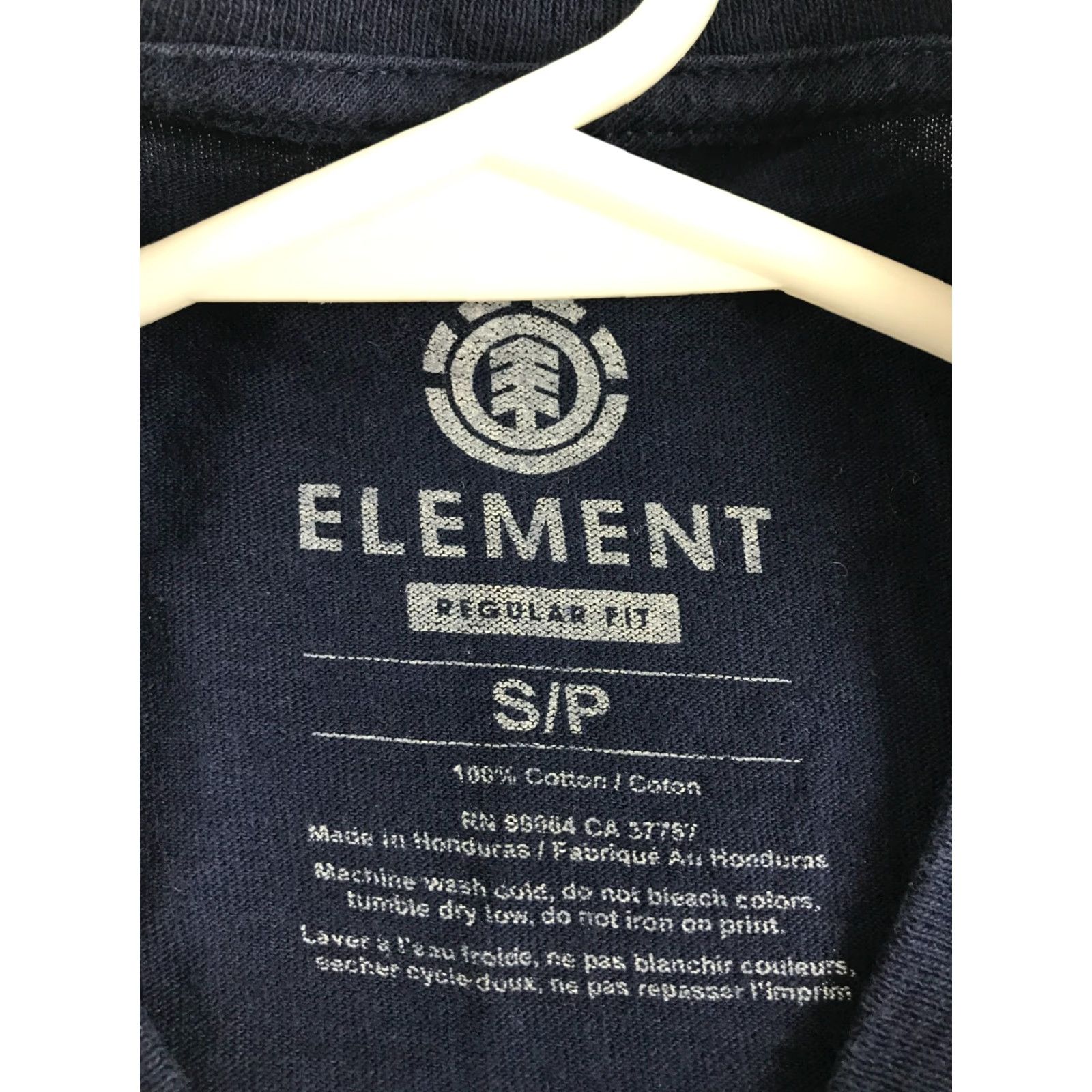 Element Element T-Shirt Men Navy Blue Regular Fit Short Sleeve S - Graphic Print? No - Solid - Crew Neck - Blue - Size S - Element - Men - Vintage No Size US S / EU 44-46 / 1 - 6 Thumbnail