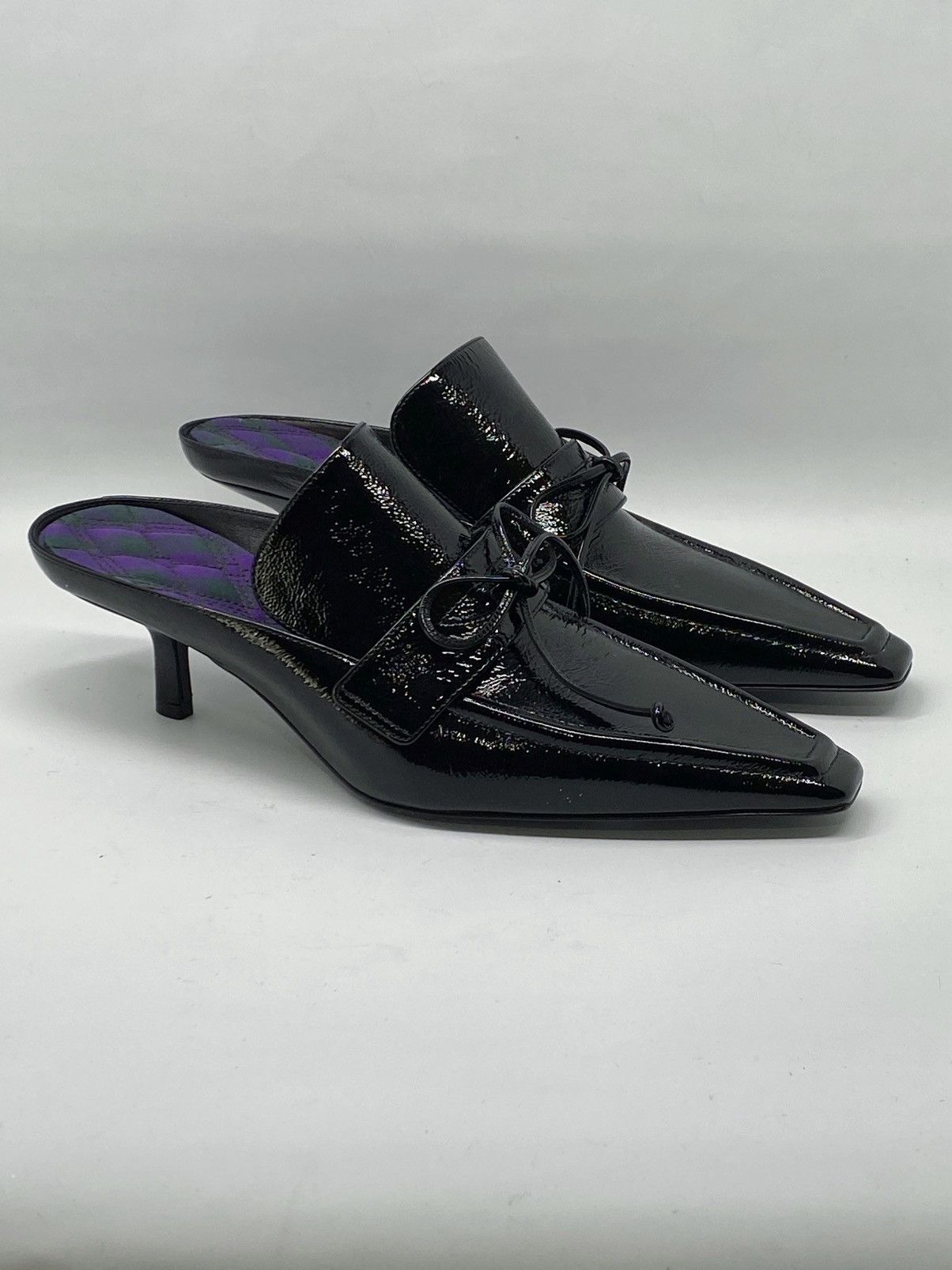 Burberry Burberry Sovereign Square Toe Kitten Heel Mule size 39 Size US 9 / IT 39 - 1 Thumbnail