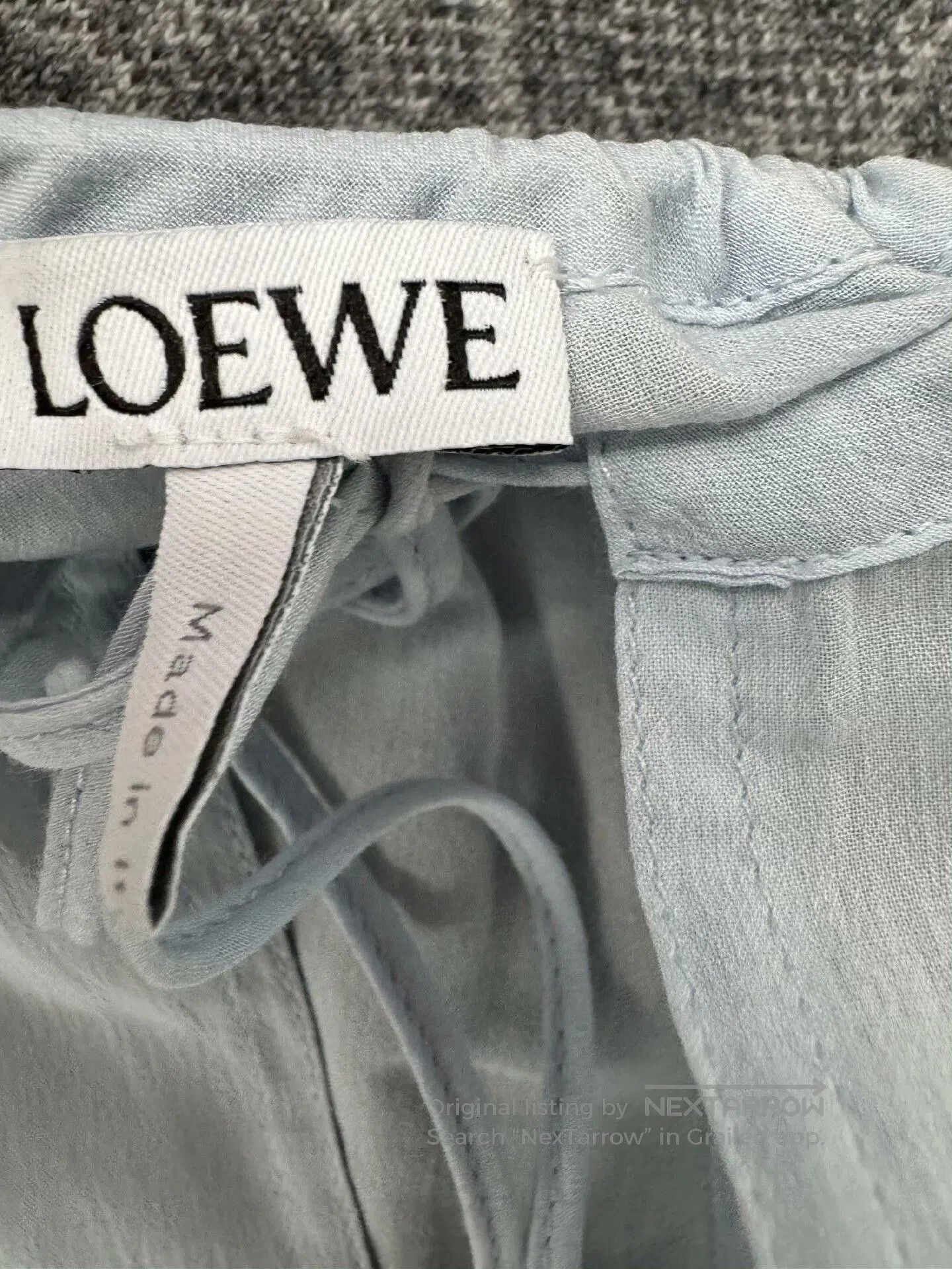 Loewe LOEWE Blue Bohemian Long Dress. Size US 34 / EU 50 - 3 Thumbnail