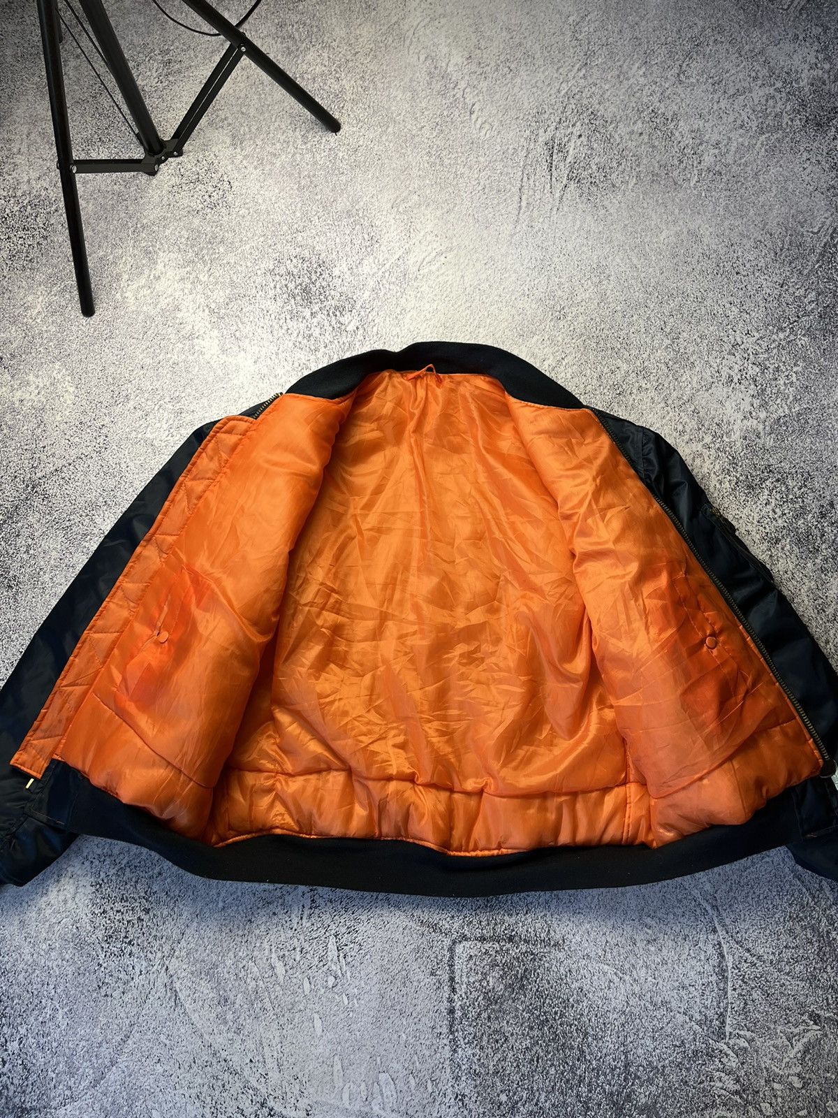 Vintage Vintage blue Reversible Bomber Jacket MA1 Size US XXL / EU 58 / 5 - 11 Thumbnail