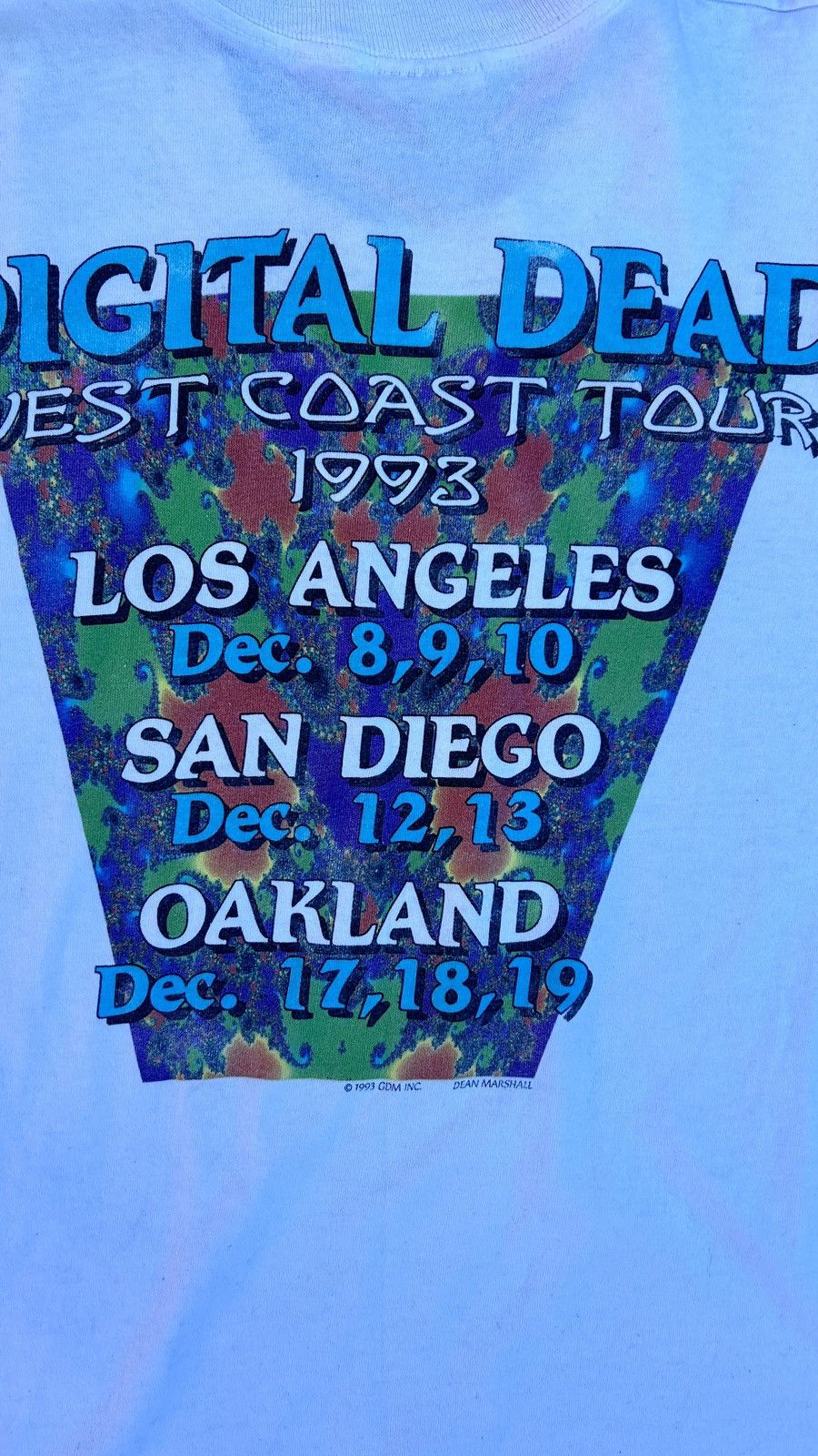 Grateful Dead 1993 Grateful Dead ‘Steal Your Fractal’ Tour shirt 1993 Size US XL / EU 56 / 4 - 4 Thumbnail